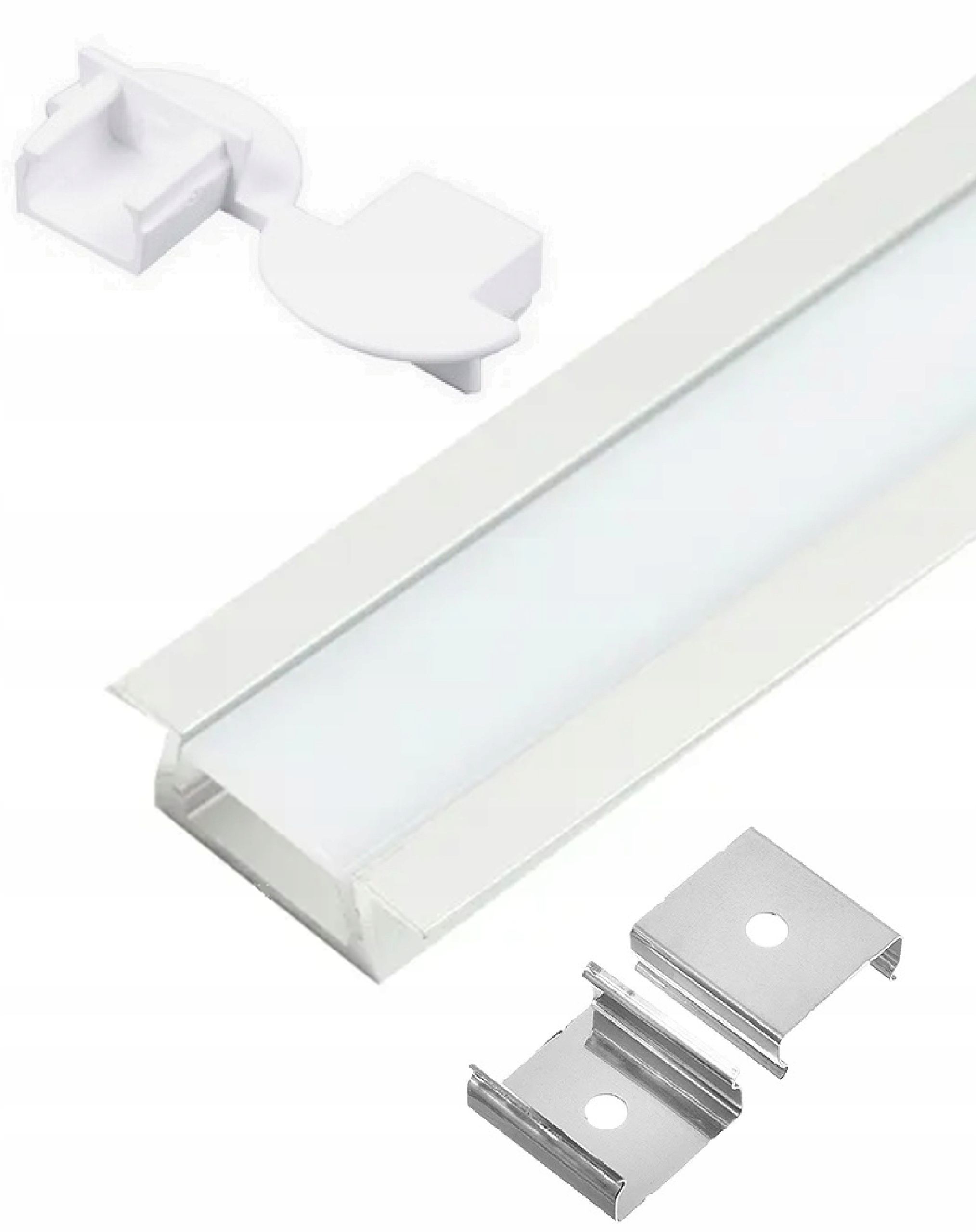  Alumiiniumprofiil led ribad must nurgeline alu 1m + kiire kapuuts