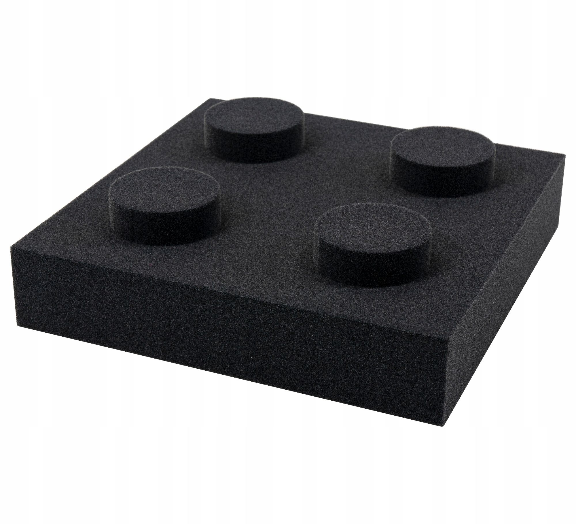  Akustinis skydelis kaladėlė fuksija 25x25 apama decor puta kempinėlė