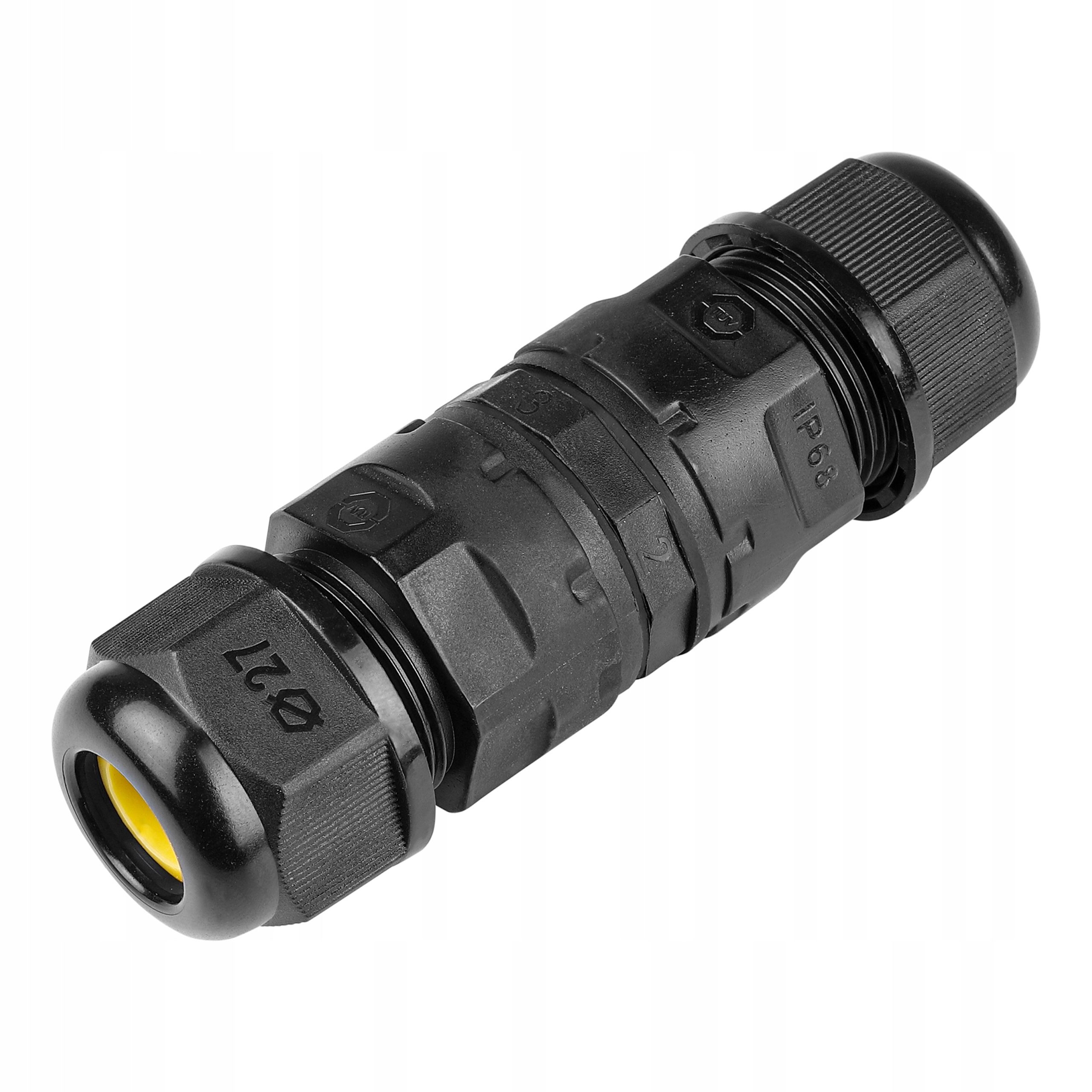  Savienojums hermētisks kabelis vadiem ip68 naswietlaczy led 3x2,5mm2