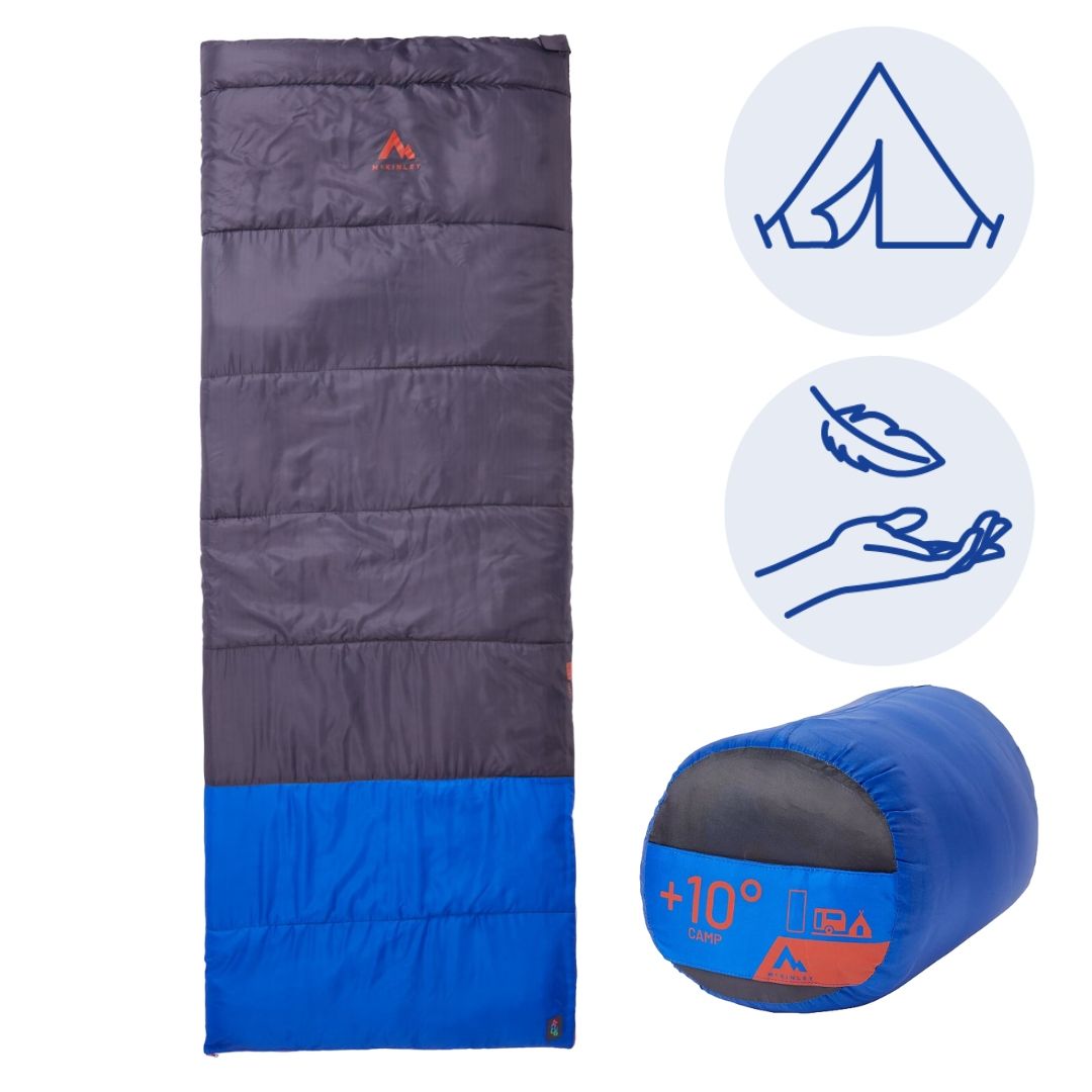  Leichter touristenschlafsack warm mckinley trekker 203x78 cm