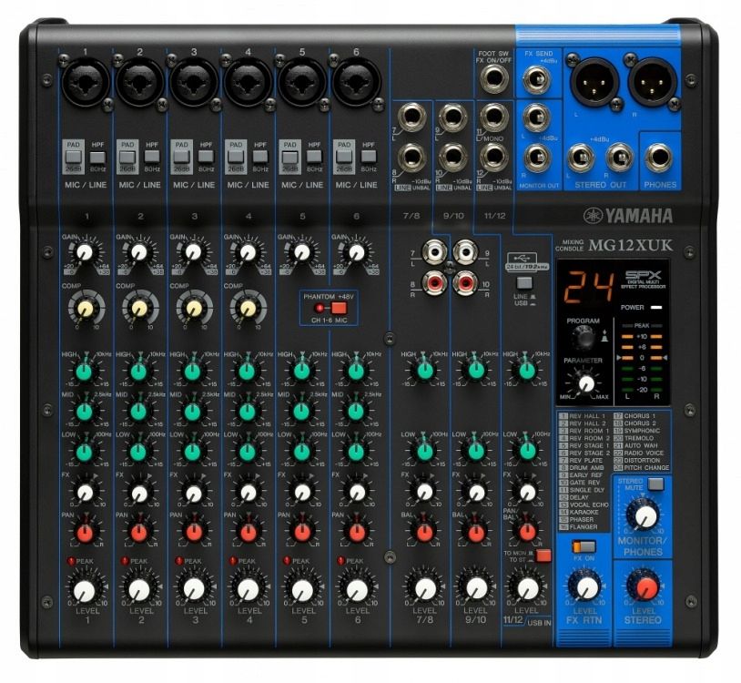  Yamaha mg12 xuk - mikser analoog heli