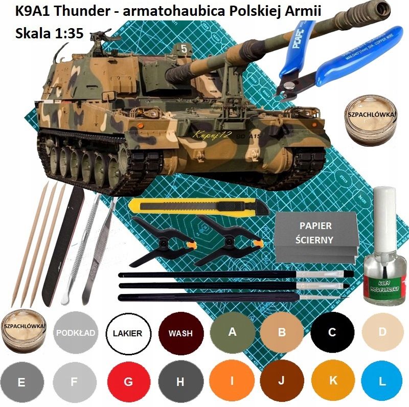  Modell panzer panther panzer panther a + acrylfarben für modelle +....