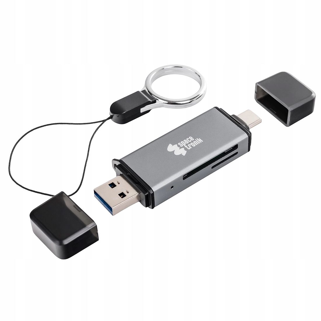  Sd kortelių skaitytuvas usb usb-c adapteris usb-a micro sd "microsd" sdhc universalus