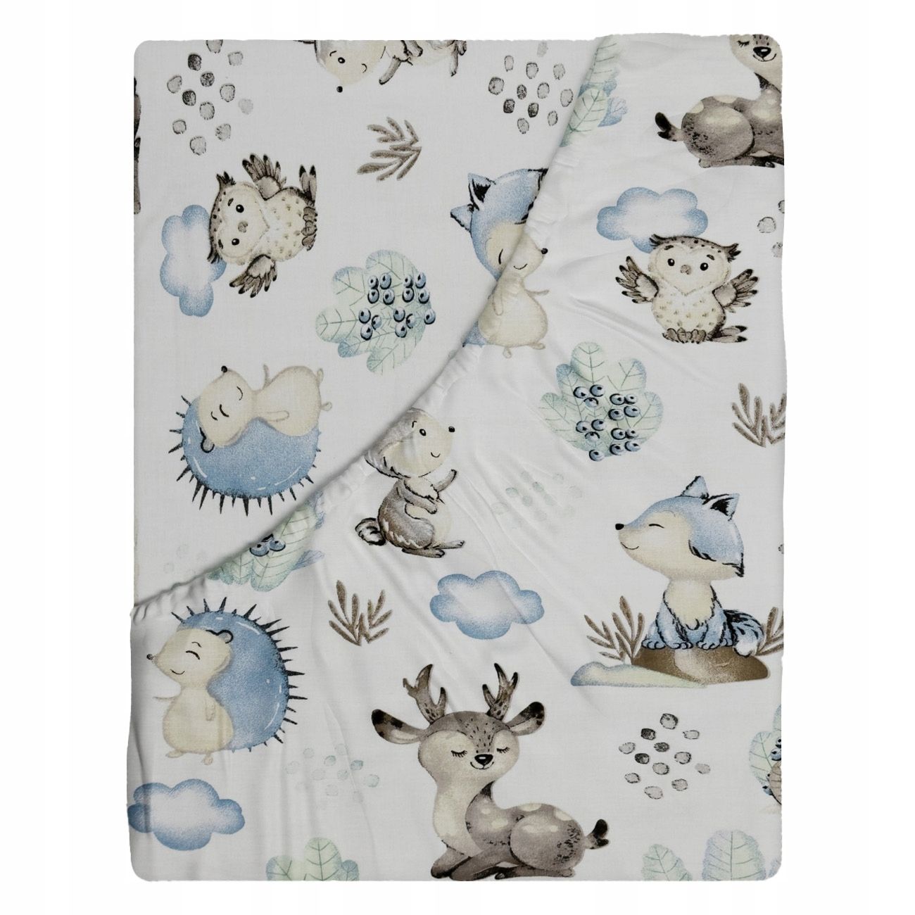  Cotton sheet with an eraser with patterns 120x60 fabric holidays 228sbi