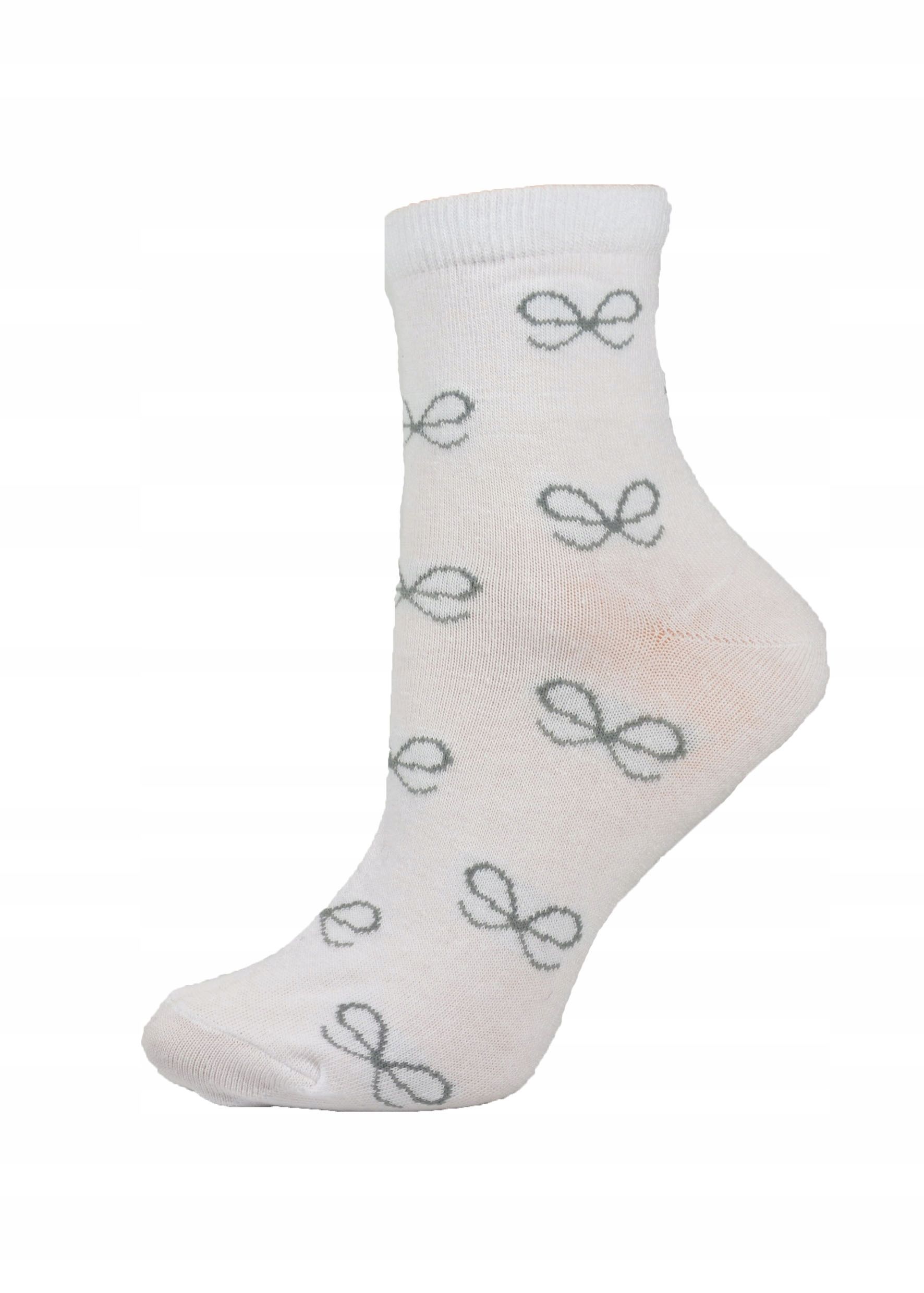  Women&#39;s socks martinex 35-38 white pink hare easter