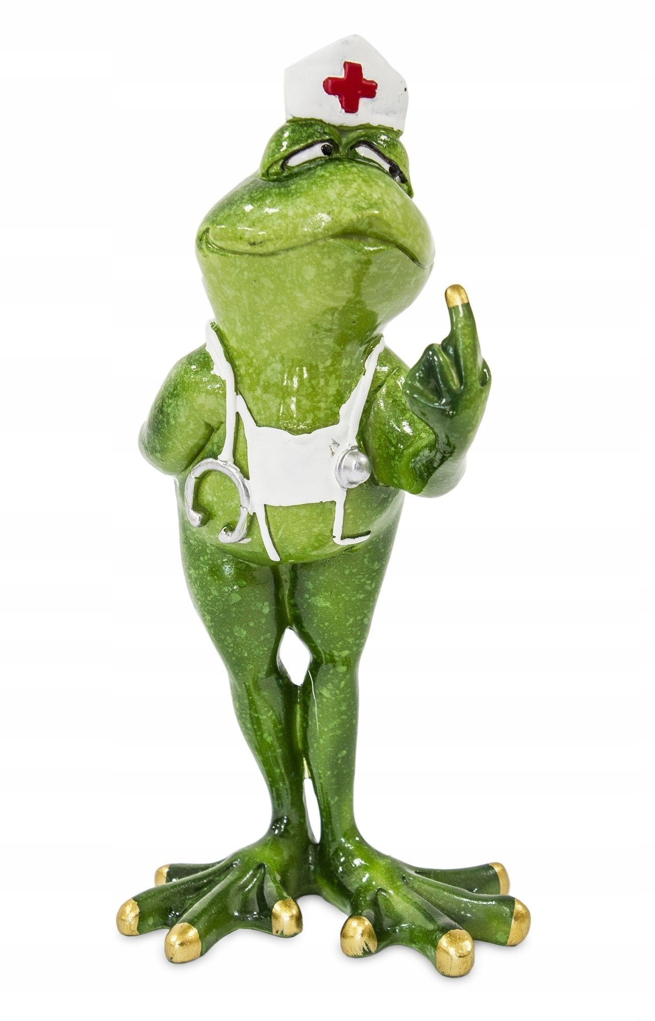  Figur frosch frosch auf rybach angler fischer geschenk