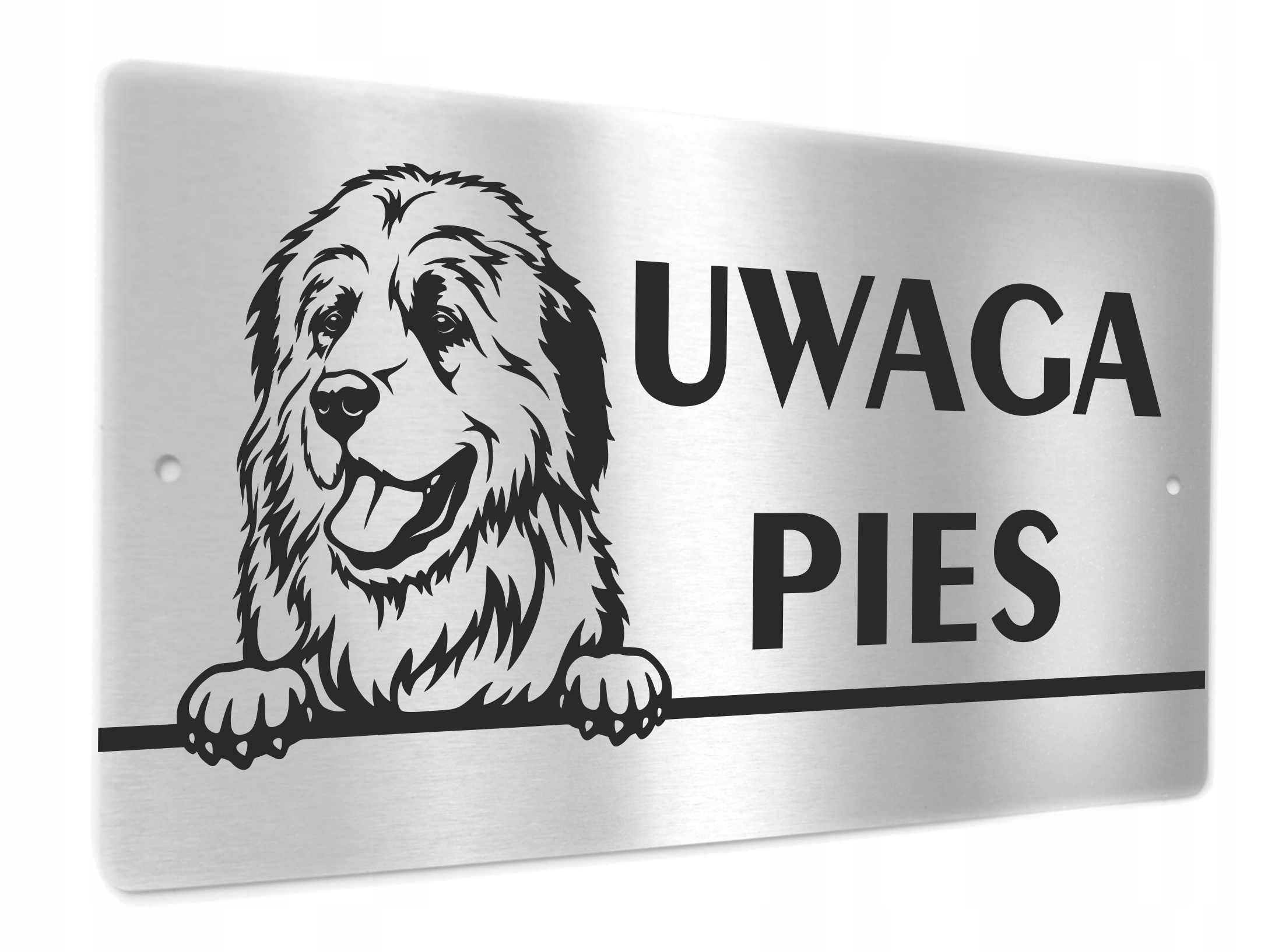  Table careful dog - shepherd podhale laser engraving stainless steel