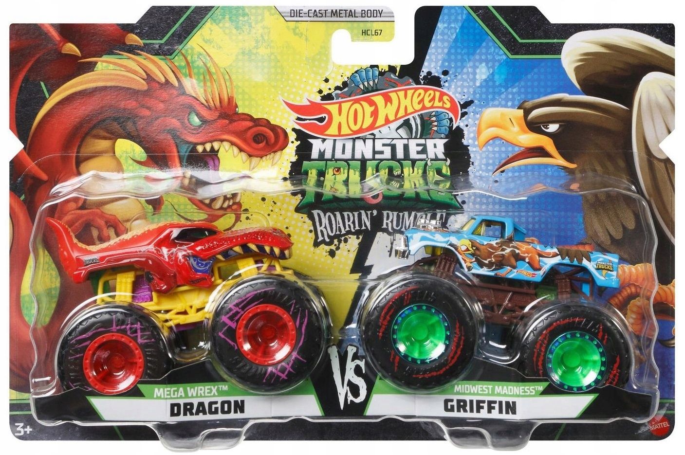  Podium crasher mummy vs piran-ahh swamp hot wheels 1:64 auto monster trucks