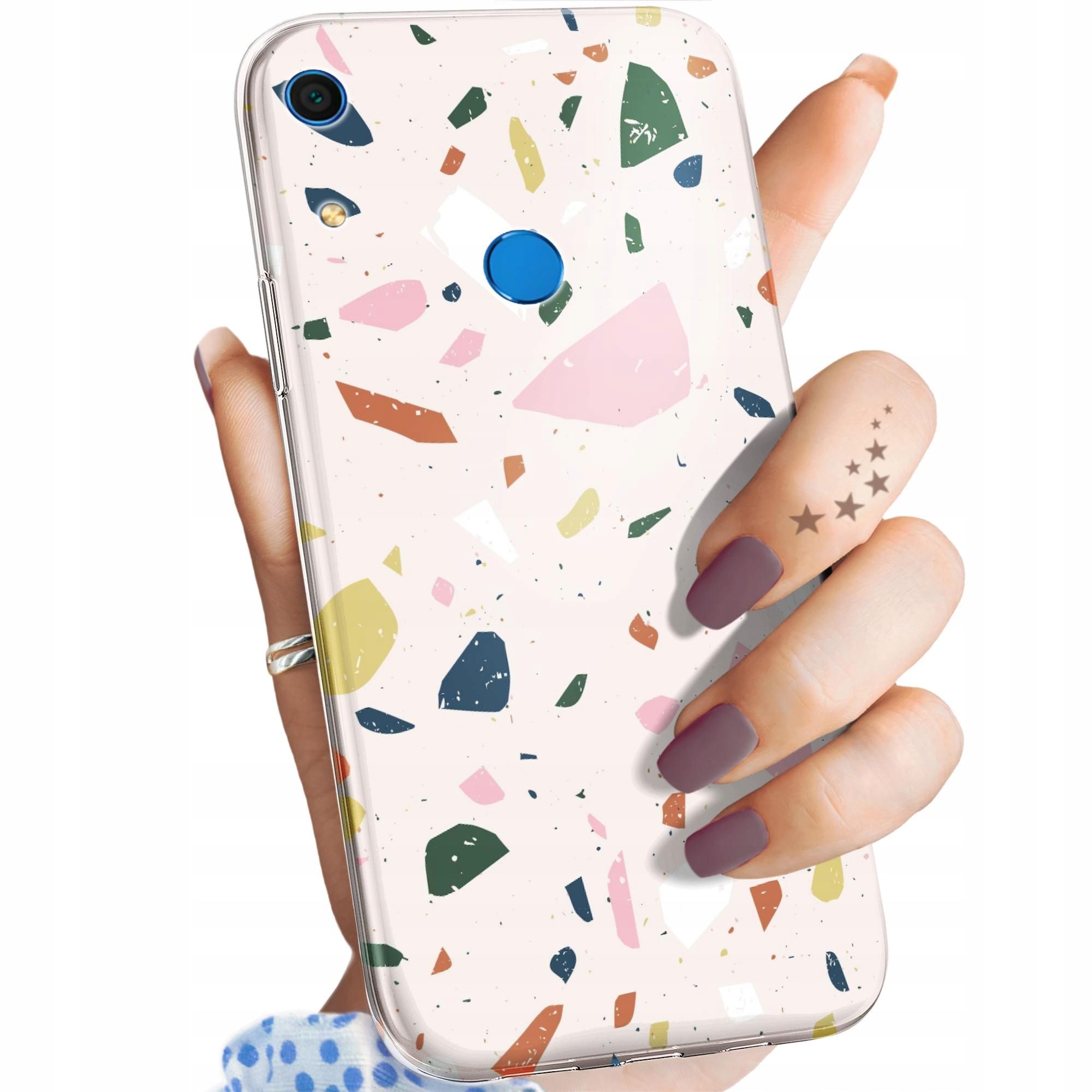  Fall huawei (englisch) y6s / y6 prim 2019 / ehre 8a muster art art déco lempicka case
