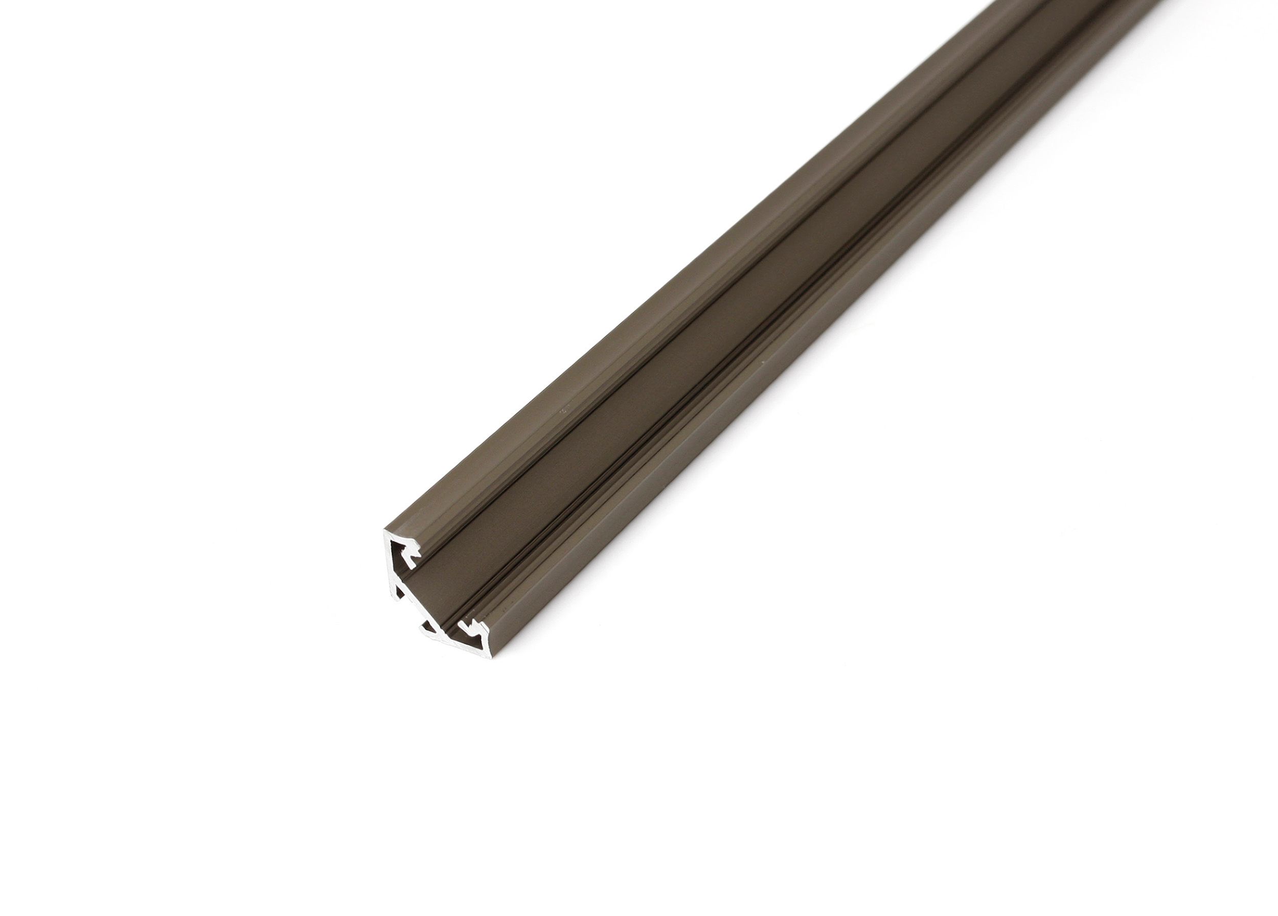  Aliuminio profilis c inox 1m led juostoms