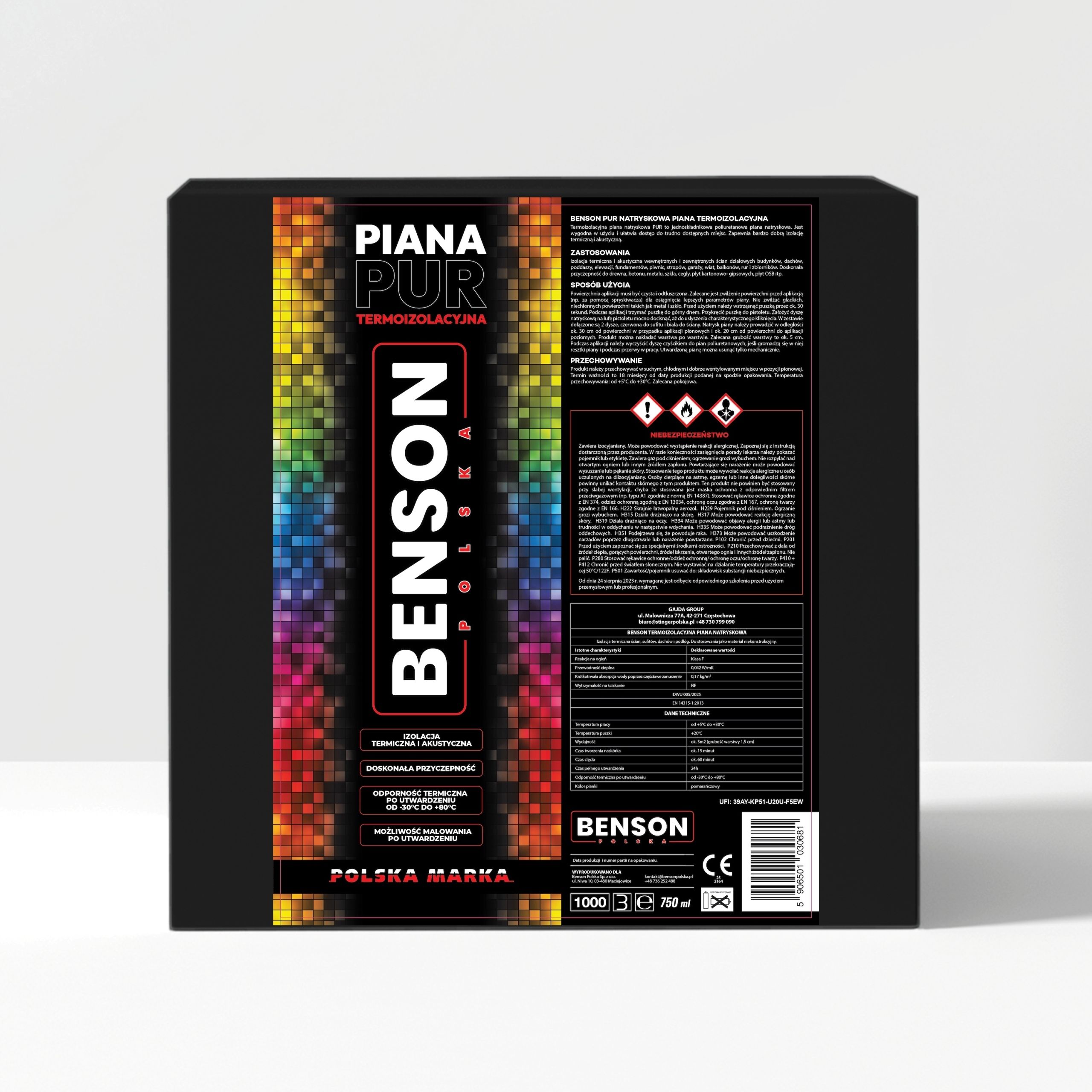  Benson economy montážna pena pištoľ 4 ročné obdobia nízky tlak účinný