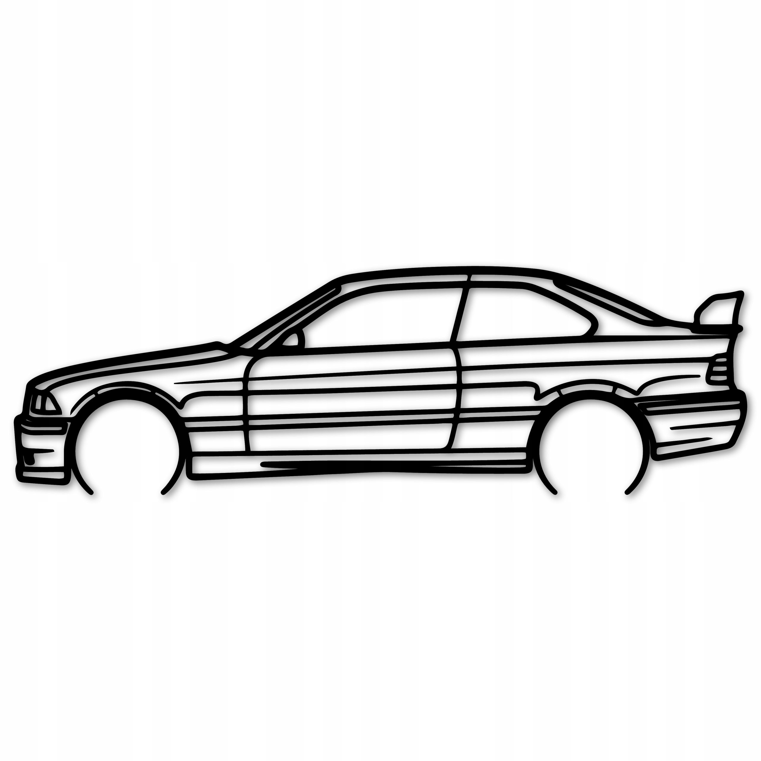  Ažūra glezna automašīna bmw e39 vagons sienu apdare plāksne 80 cm gleznas