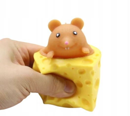  Myš sýr šumivá hračka antistresová hračka fidget