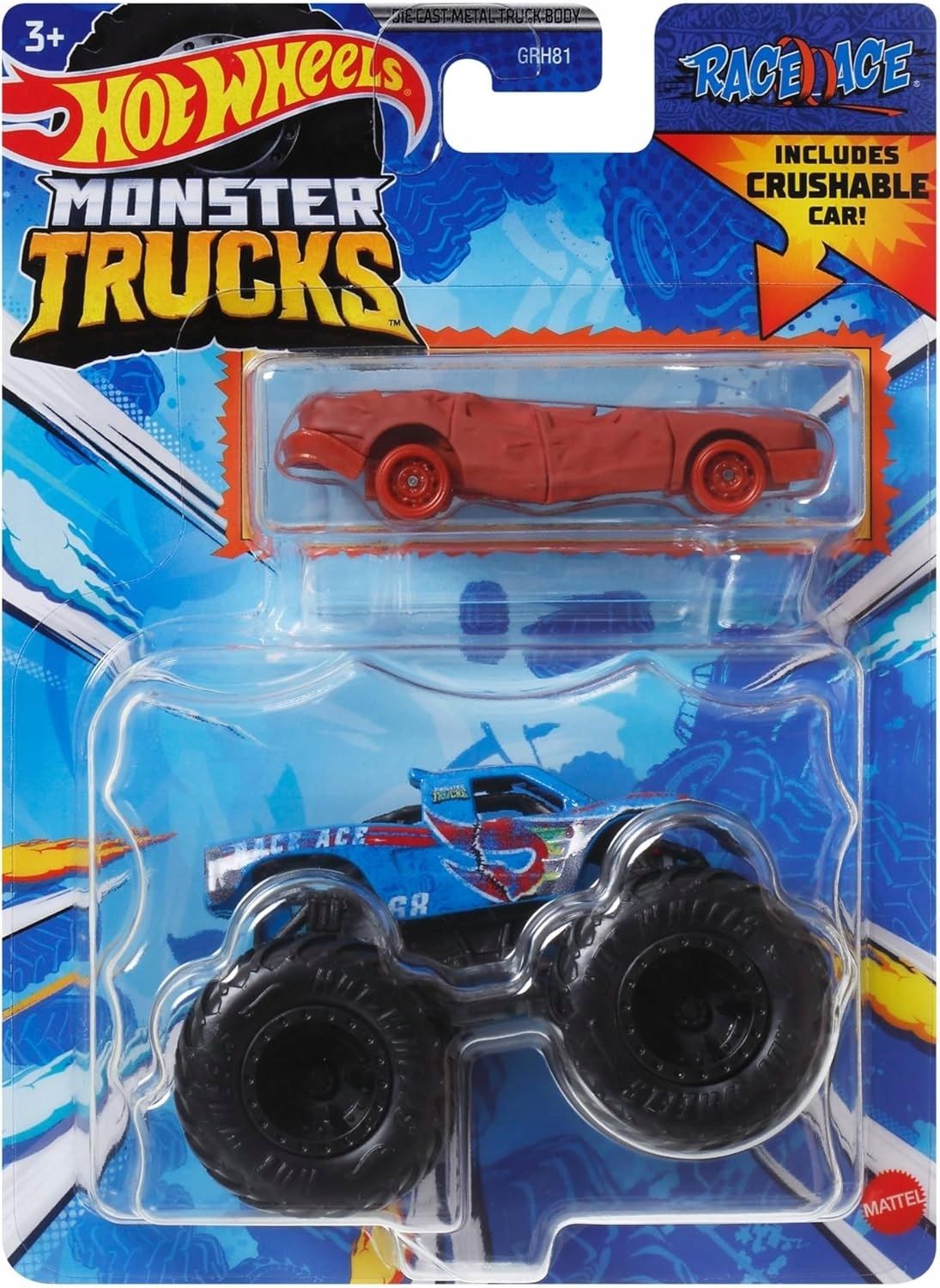  Rebel-lion liūtas beast bajeriai 3/6 monster trucks automobilis hot wheels uola 1:64