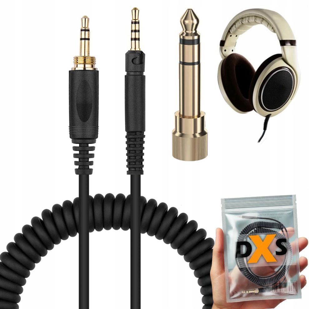  Drátový kabel spirála - sennheiser hd518 hd558 hd589 hd595 hd559 hd569