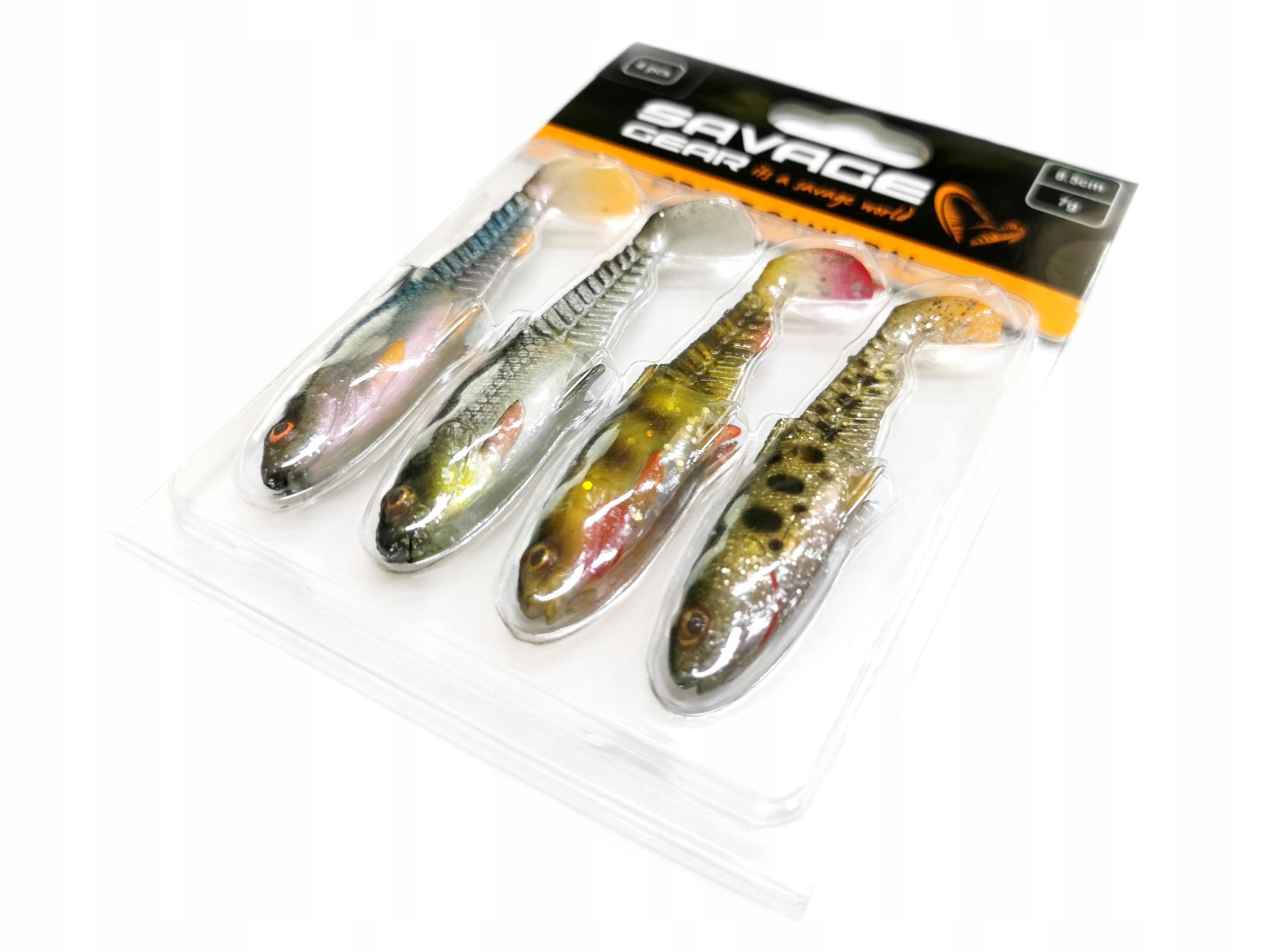  Komplektas craft cannibal dark water mix 8.5cm 4 vnt.