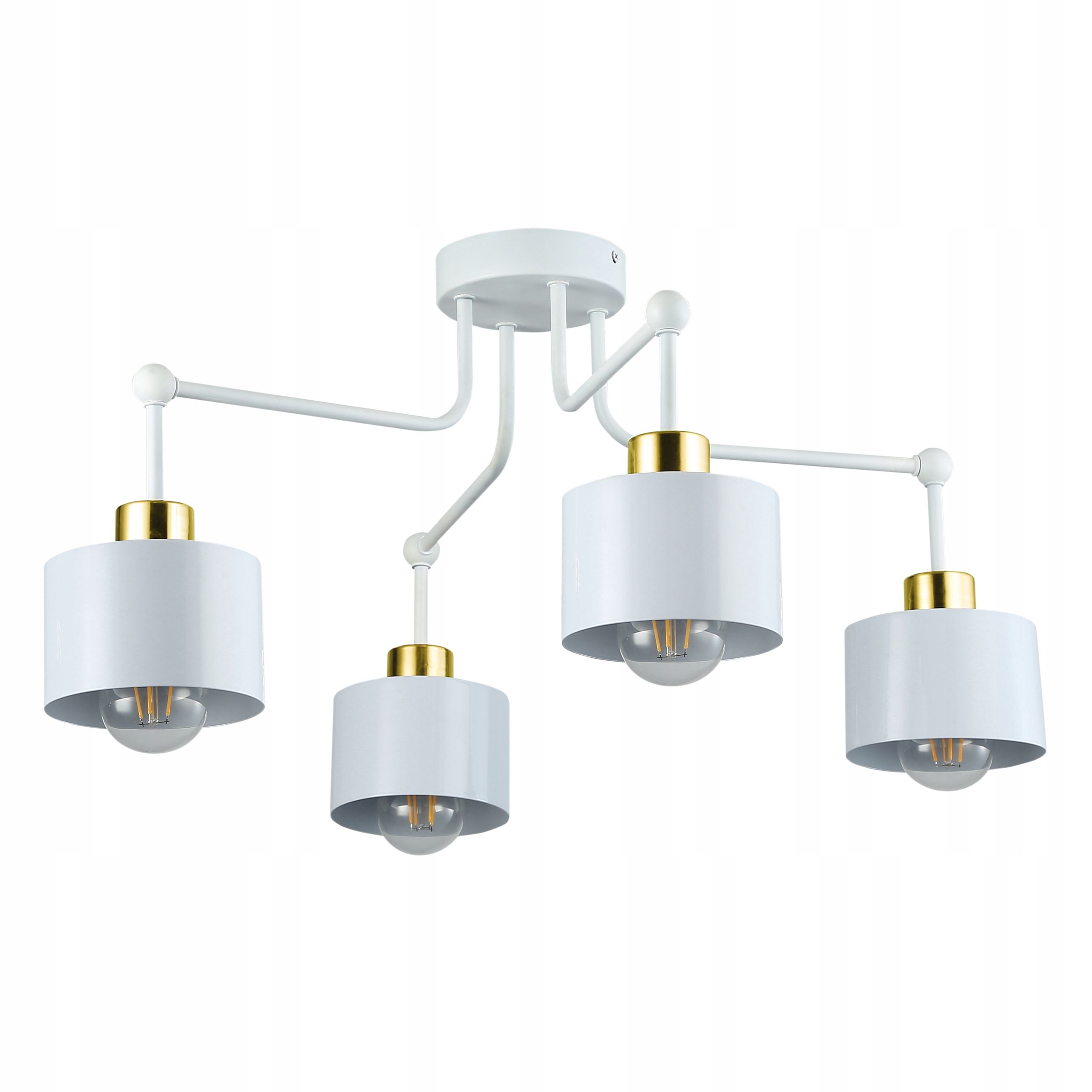  Deckenlampe hängend lampe wandleuchte rahmen 6x nr. e27 70cm led schwarz
