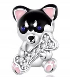  Md charms pendant heart rose love you forever yorkshire terrier york dog