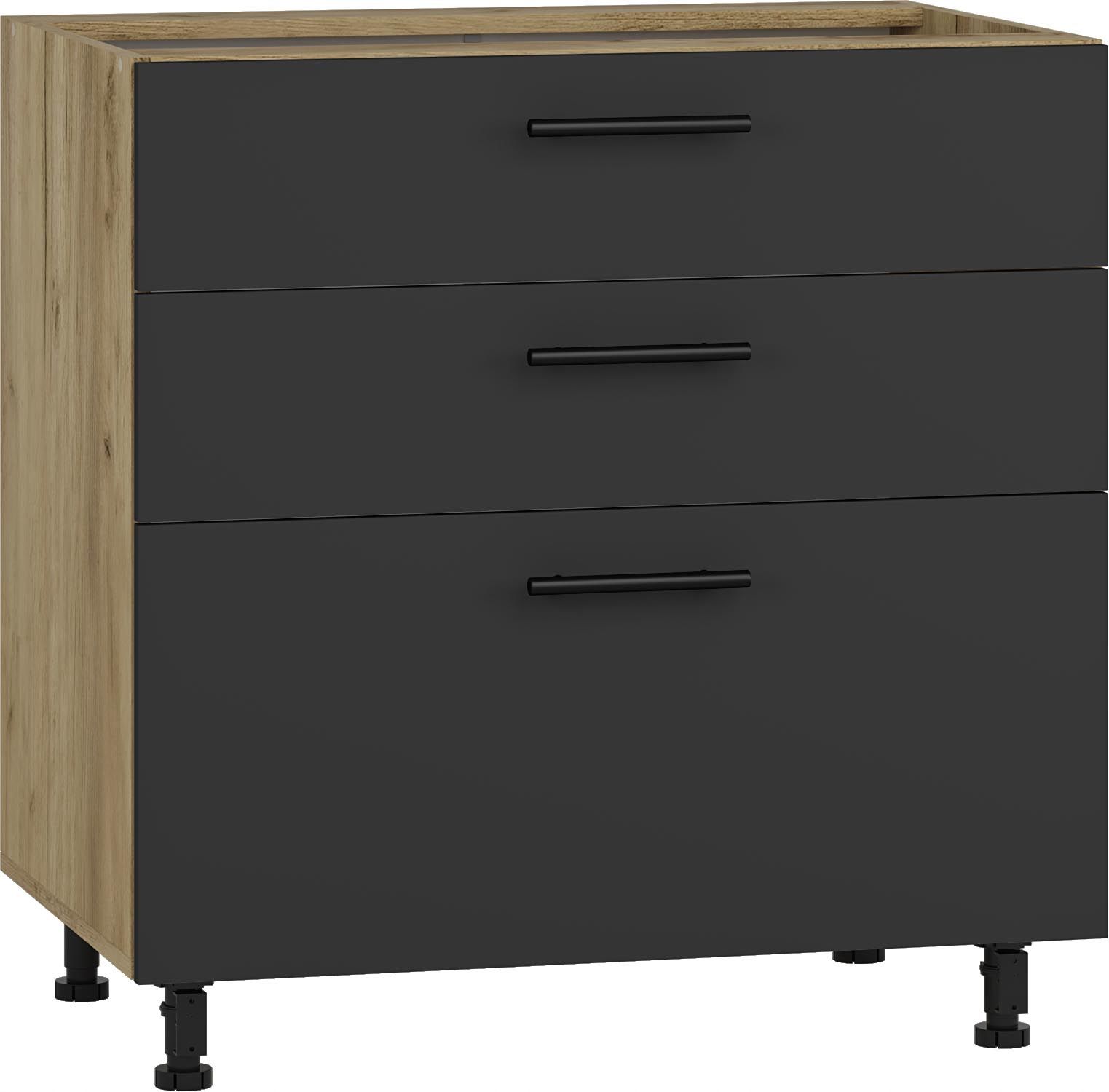  Eckunterschrank armatur für küche unter der spüle dab craft anthrazitfarbe vento dkn-100/82