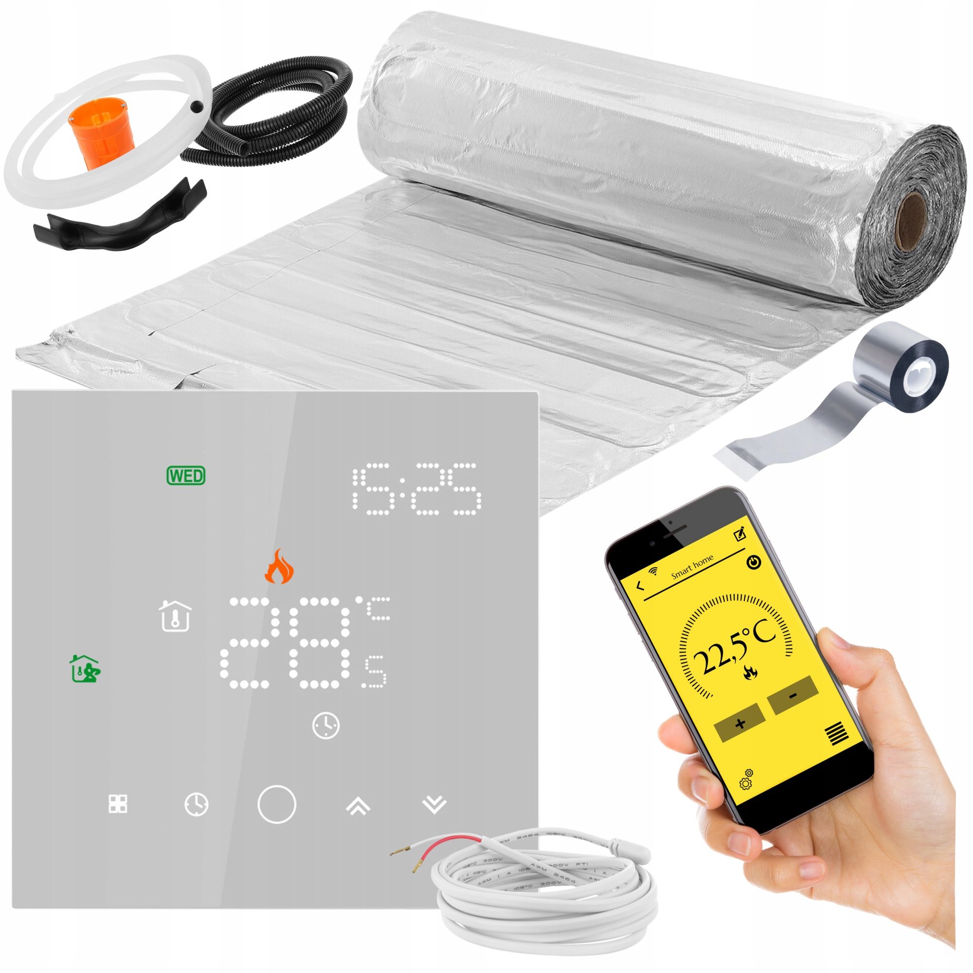  Komplekt soojenduspadi paneelide all mal-160w/m² 4m²