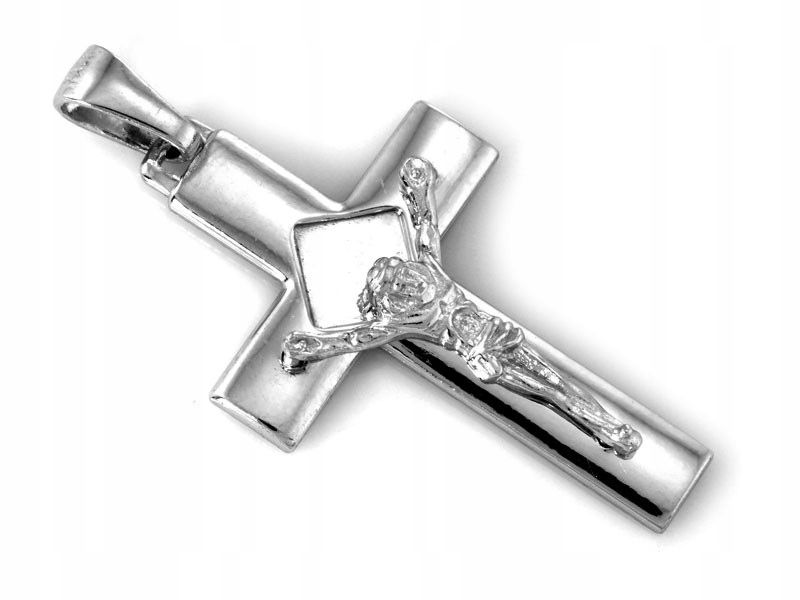  Silber anhänger am hals kreuz 925 für kinder i damen waage 1.84g religiöse gegenstände