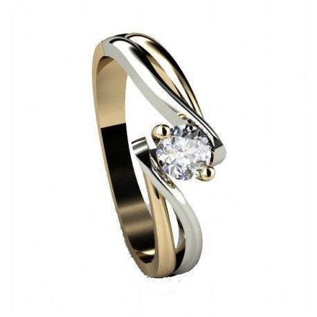  Lieliski gredzens ar izcili 0,44 ct -50% id