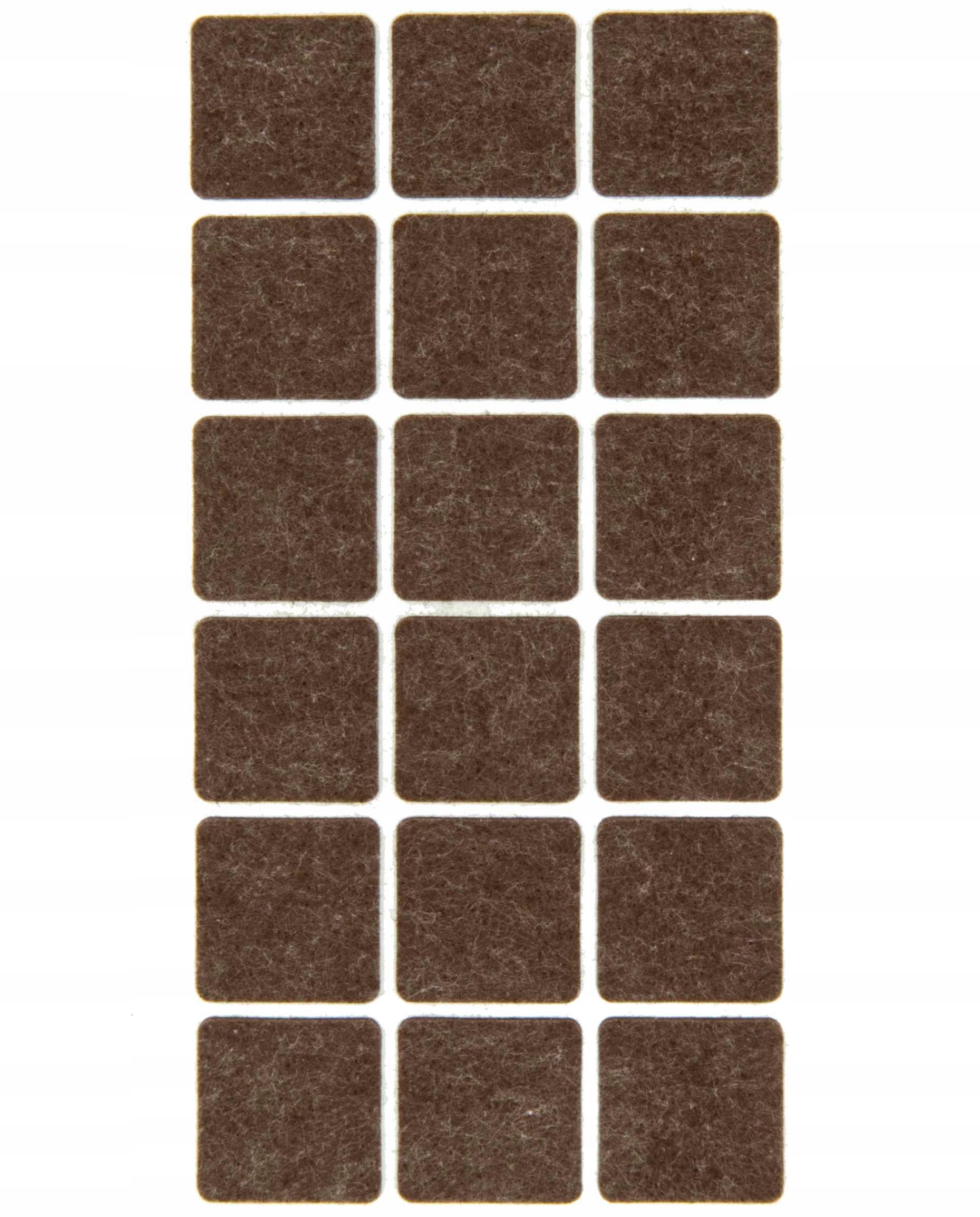  Tácek vyrobeno z plsti samolepící pod nábytkem list – 1 ks 100x200 mm brazowy