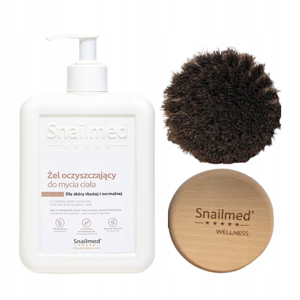  Snailmed gel für die körperwäsche für schnell ölig i normal 500ml + kostenlos!