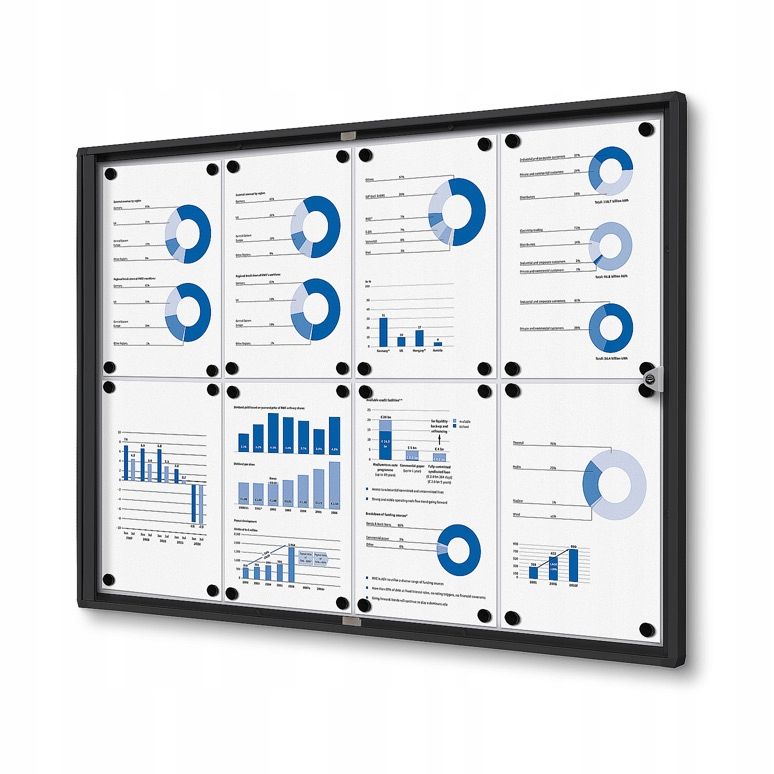  Showcase magnetic informational - ads black color 9xa4