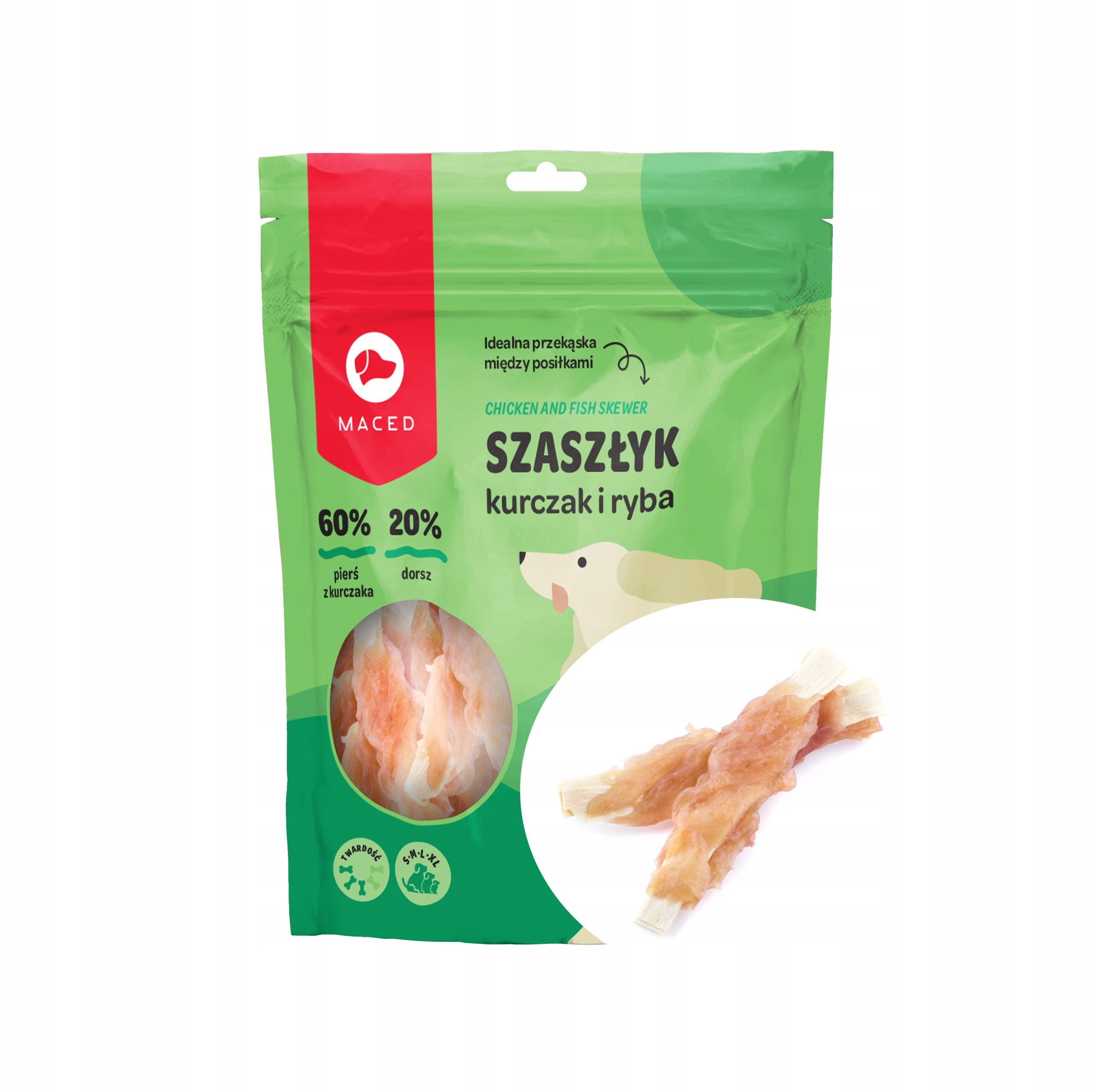  Pochoutka maced špejle hůlky w kurczaku hůlky kuře 500g