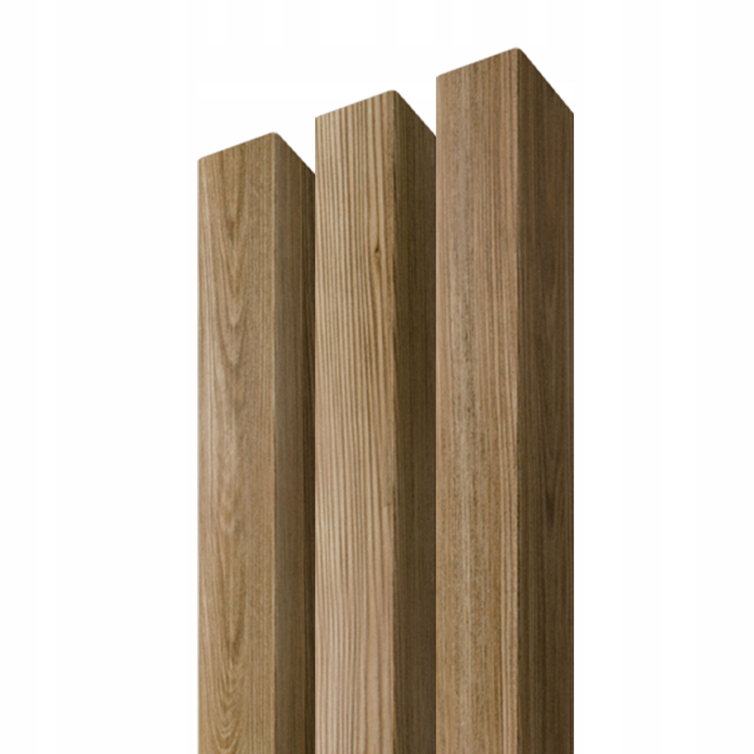  Seina liistud akustiline taldrikul plaadid valge 3d 275x6cm wotan looduslik