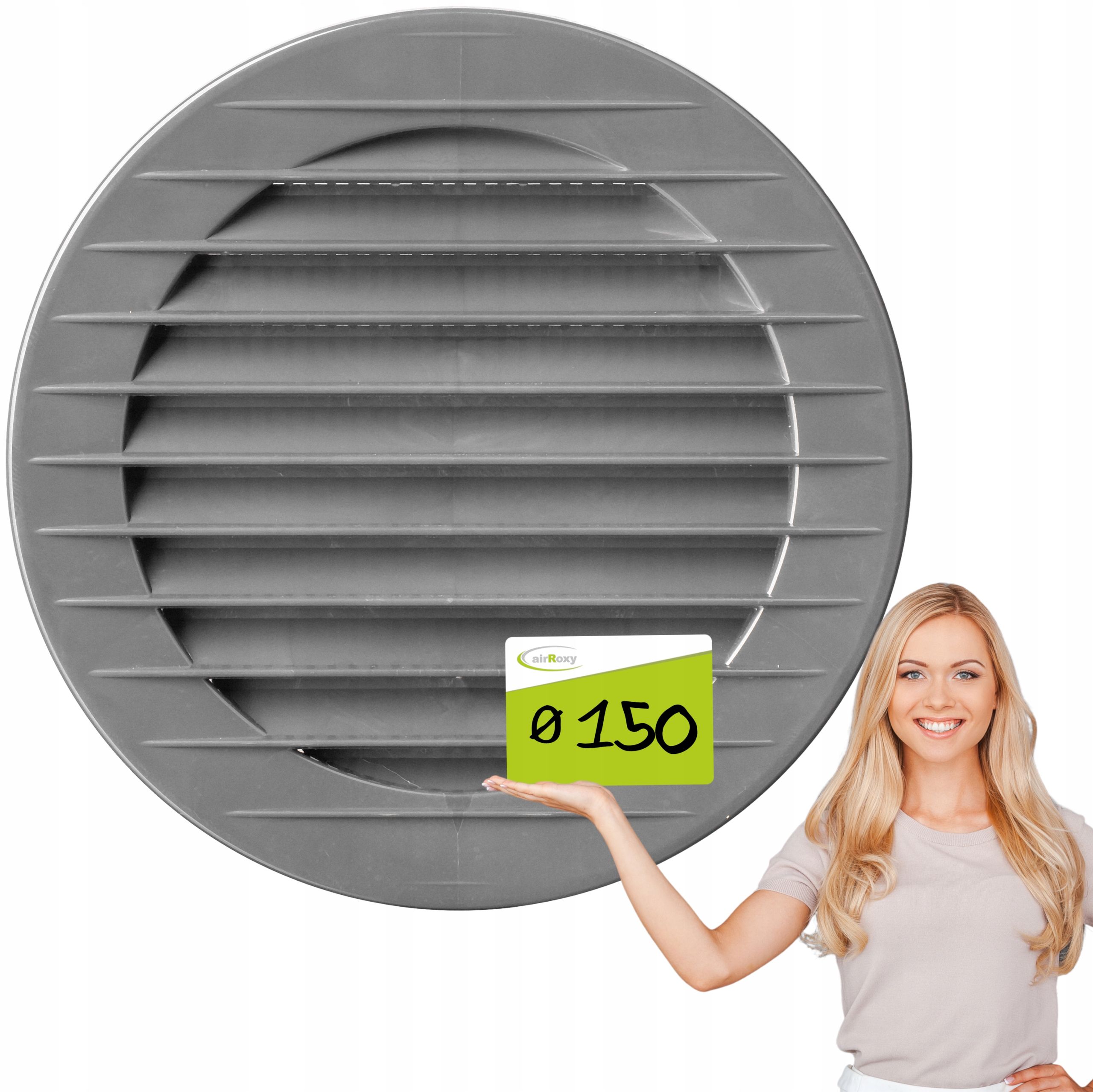  Apaļas ventilācijas restes ar sietu braz fi 80
