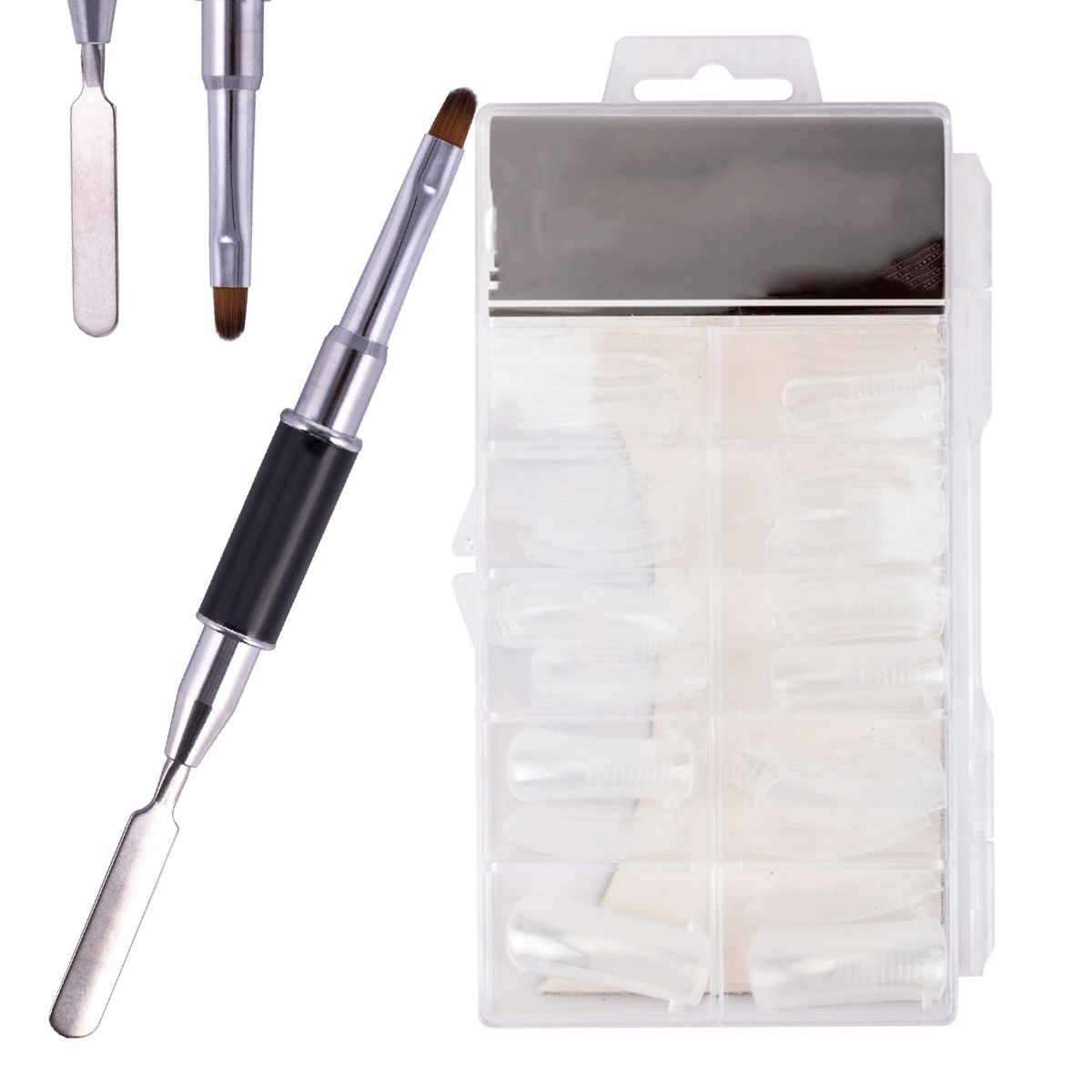  Nail set varnish lamp acrylic gel forms