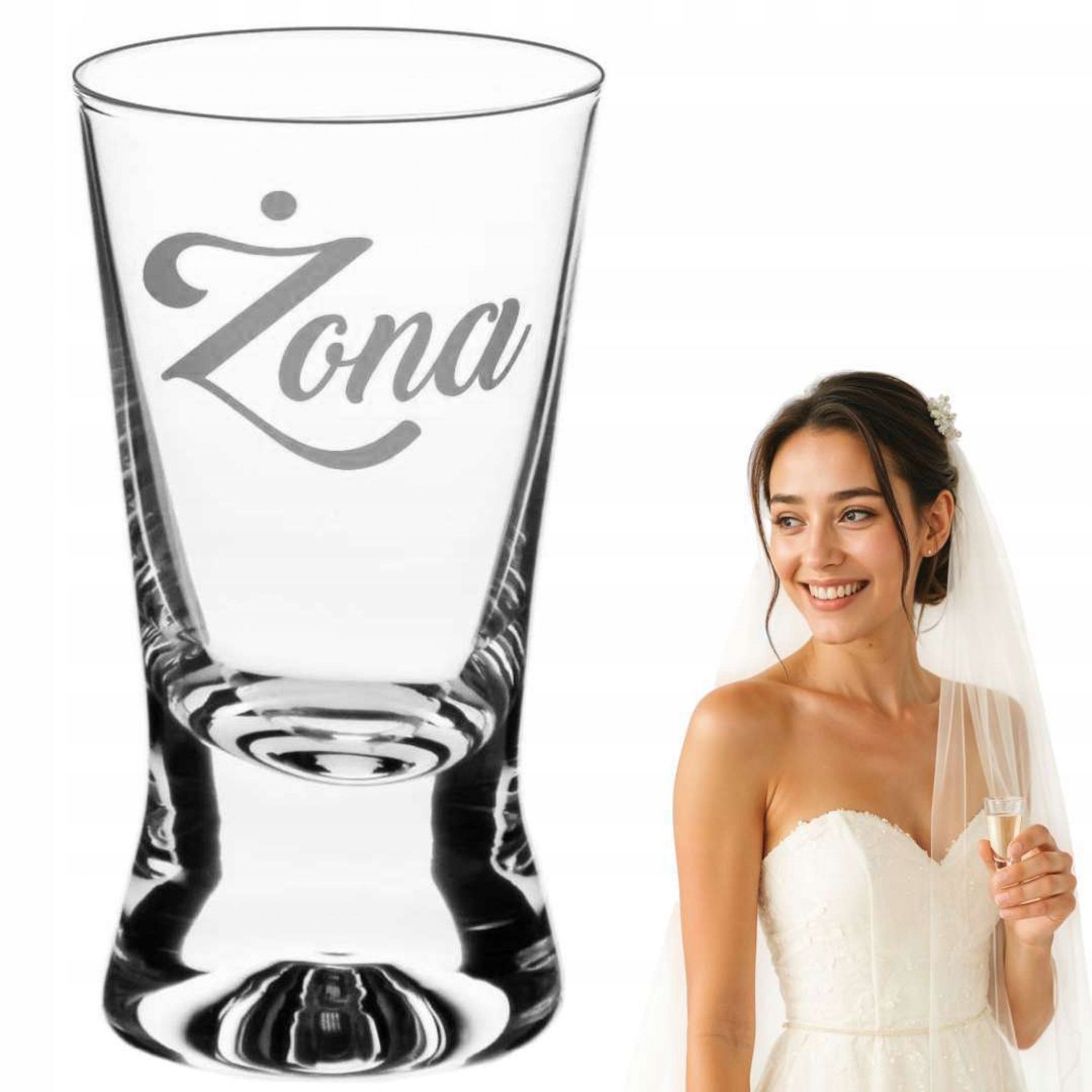  Garnitur gläser hochzeit mann gattin zeuge swiadkowa geschenk hochzeit