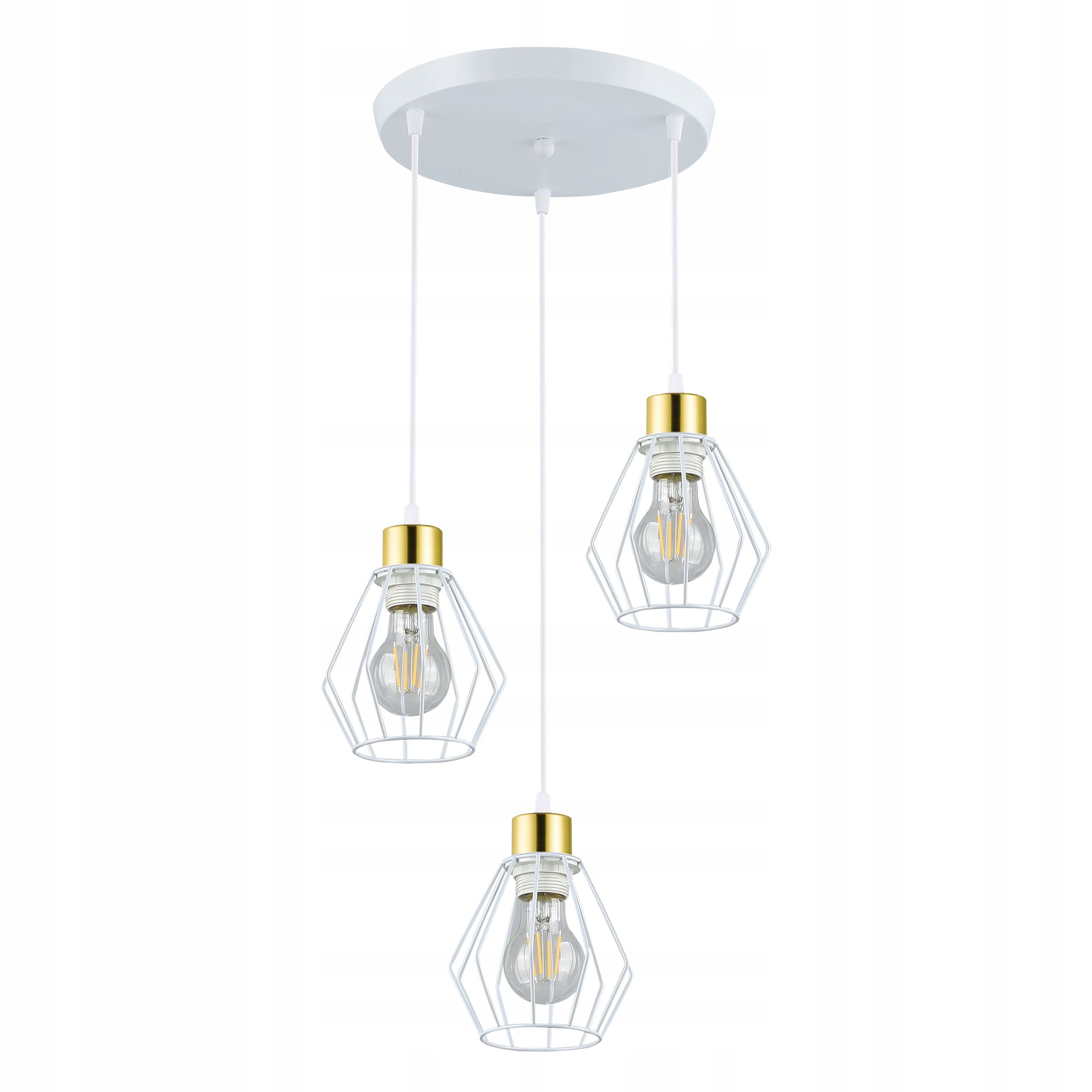  Deckenlampe hängend lampe wandleuchte rahmen 6x nr. e27 70cm led schwarz