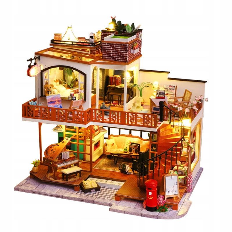  Miniatiūrinis cottage lofto stiliaus ant manhattanie butas miestas lifestyle city
