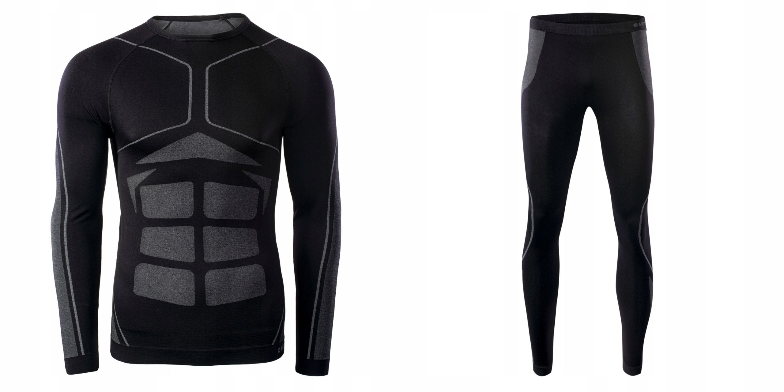  Apatinis trikotažas ilgos rankovės hi-tec 2020 juodas r. m/l