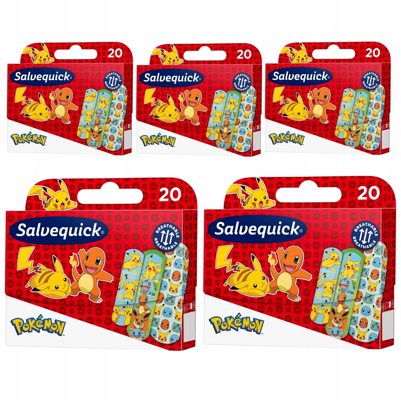  5x salvequick patches my little pony für kinder wasserdicht atmung 20 stk.