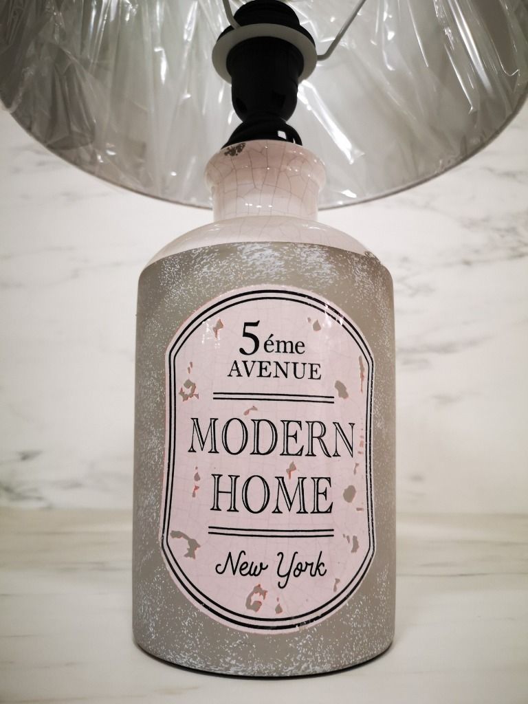  Ceramic table lamp modern stylish basis without floor lamp grey table