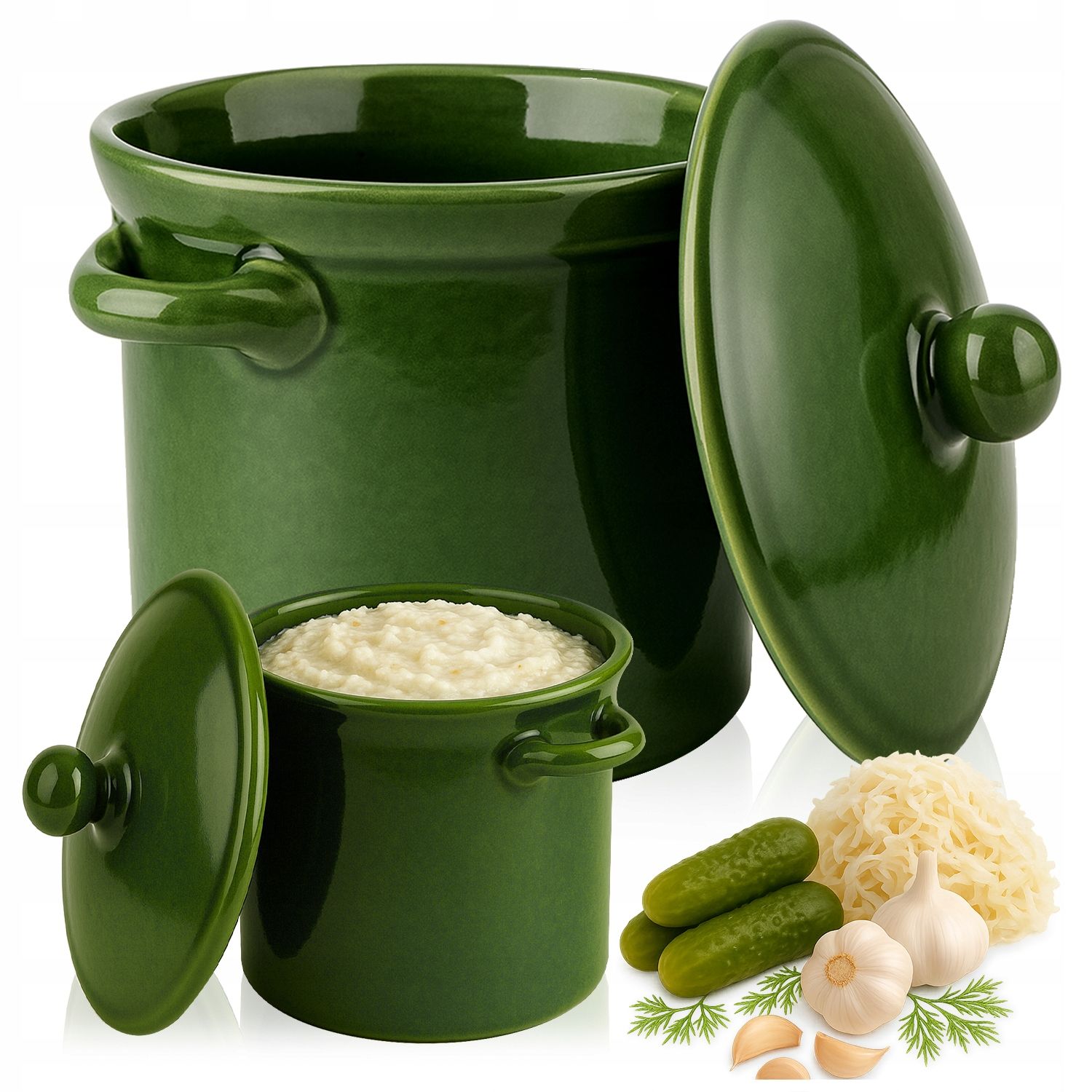  Stone barrel pot stone mass on cucumbers lard for tanning tongs 3,5