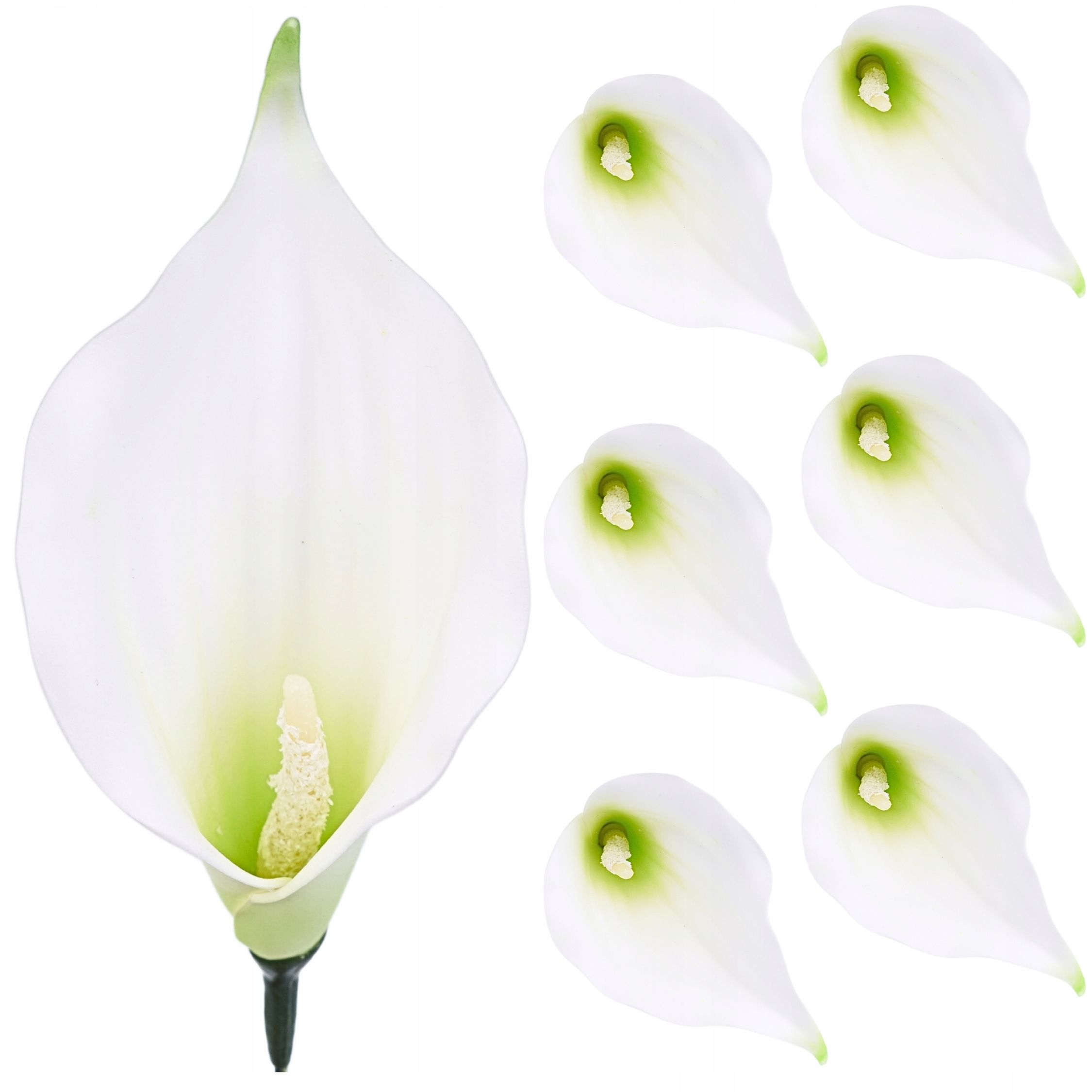  Mākslīgais zieds orhideja zars dekoratīvs rotājums florists pik 62cm