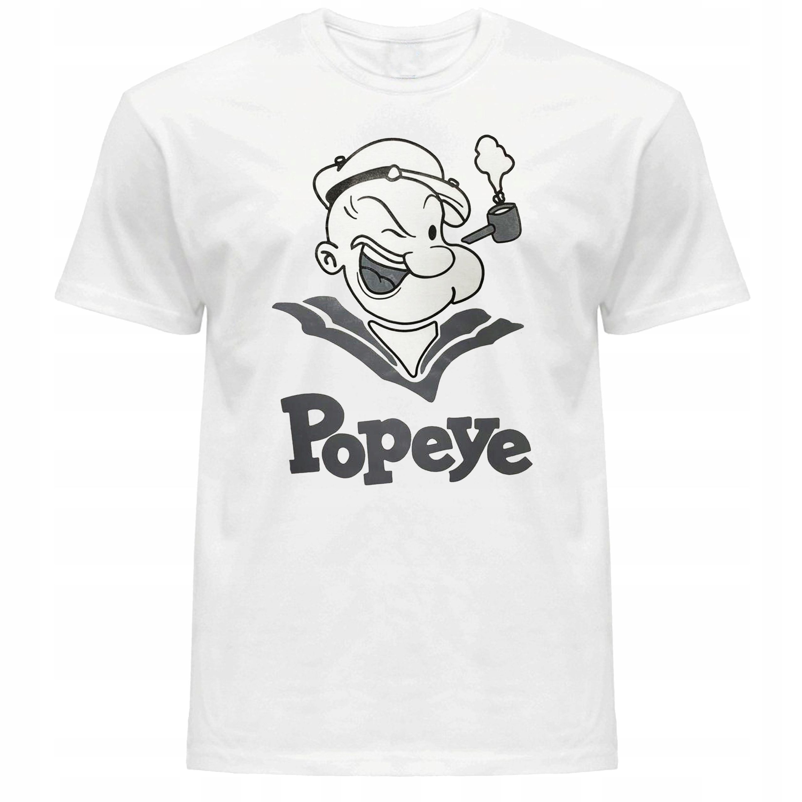  Meeste t-särgid trükiga madrus popeye papaj spinat 4xl