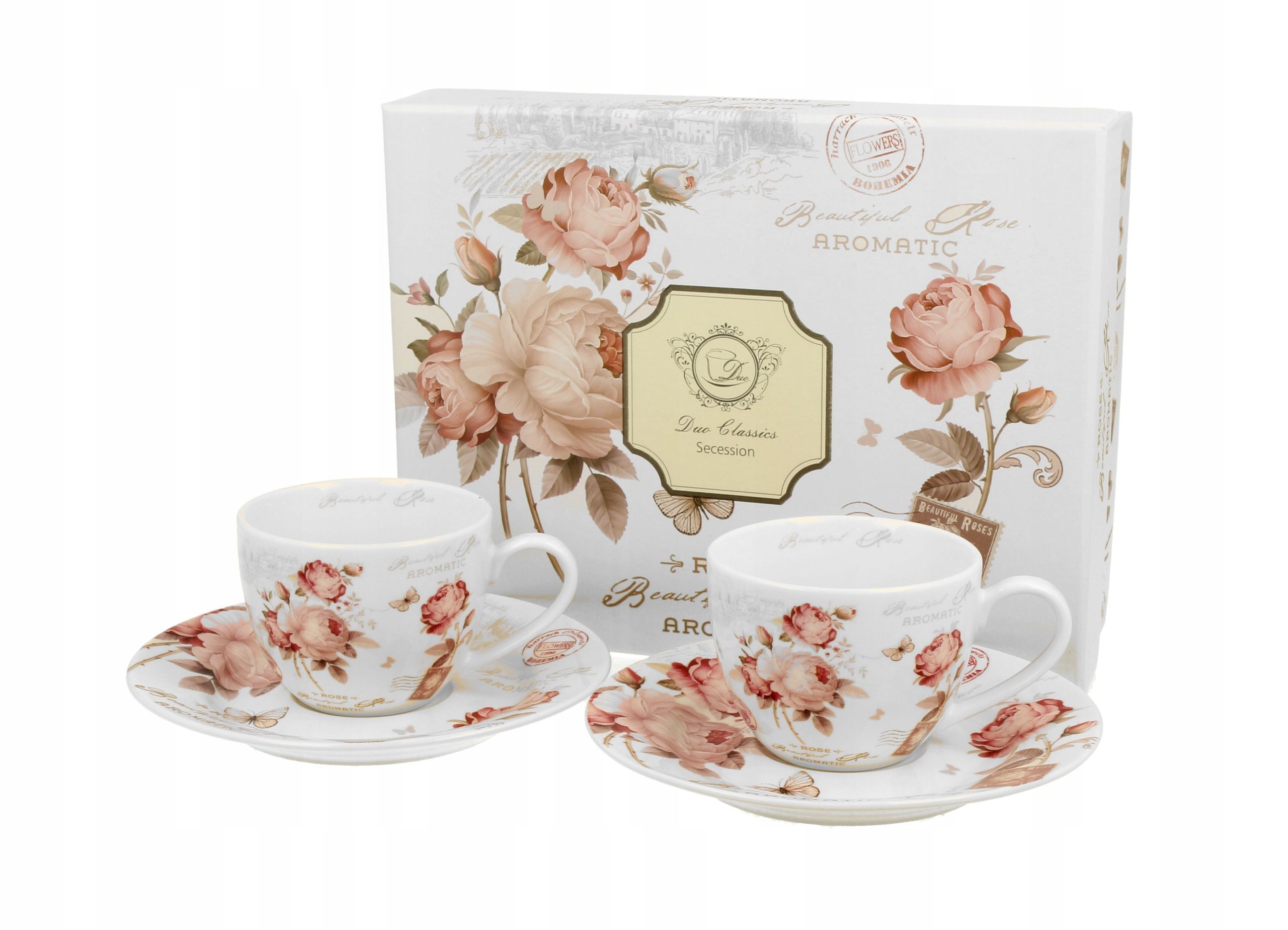  2 cups espresso with saucers safa