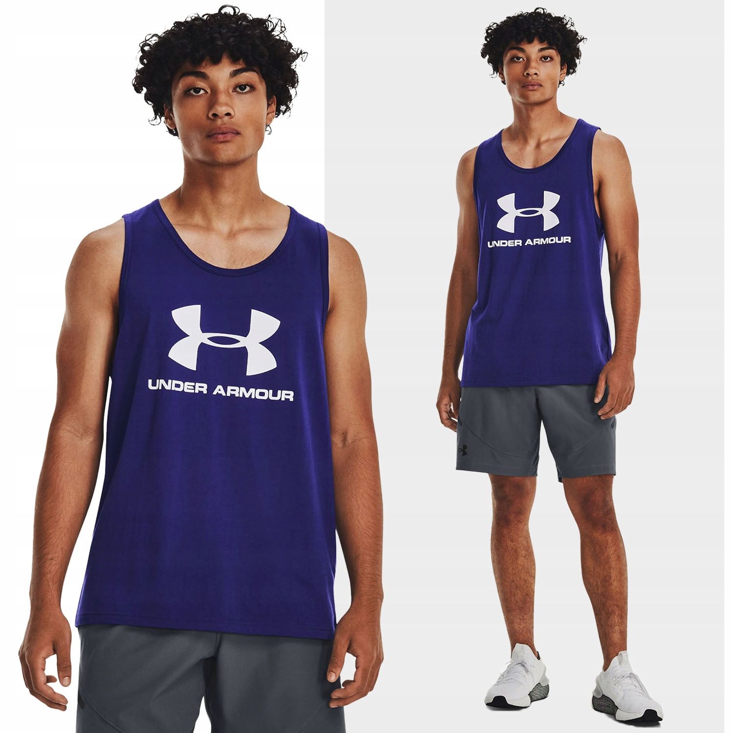  Meeste t-särgid under armour spordivest suvi puuvill 1329589-104