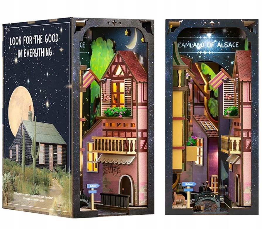  Miniatūra māja book nook vasara fejas dāvana diy