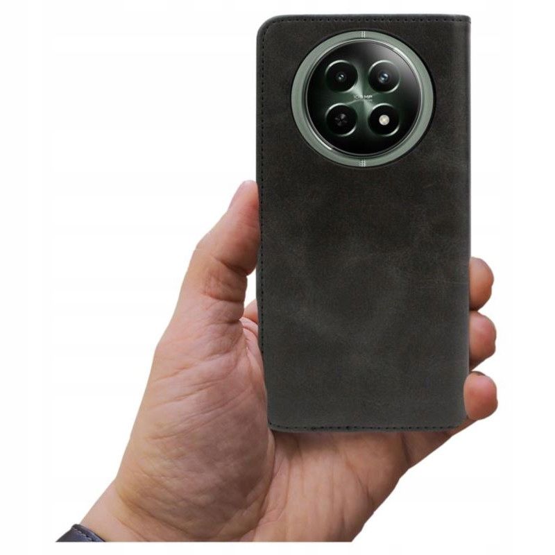  Smart case magnet in realme 12 5g rmx3999 12x 5g rmx3997 schwarz fall
