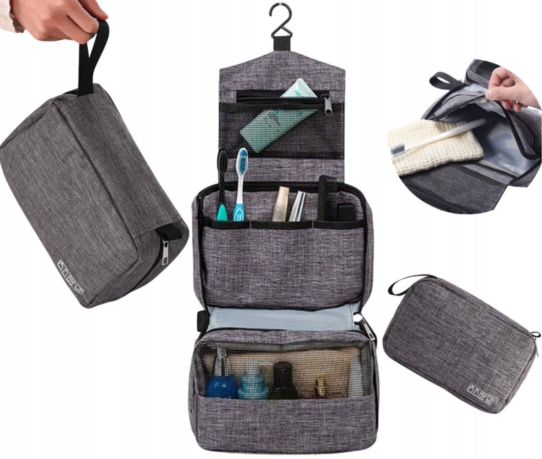  Reise-kosmetiktasche veranstalter schwarze farbe gepäck auf flug groß geldbörsen taschen