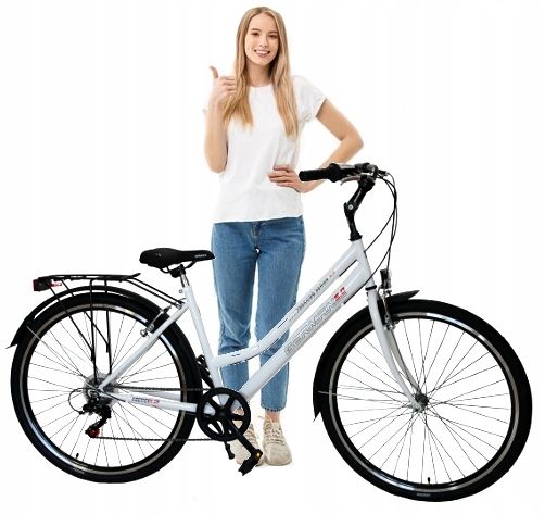  Trekkingrad german 28" zoll tourist trekking feminin weiß