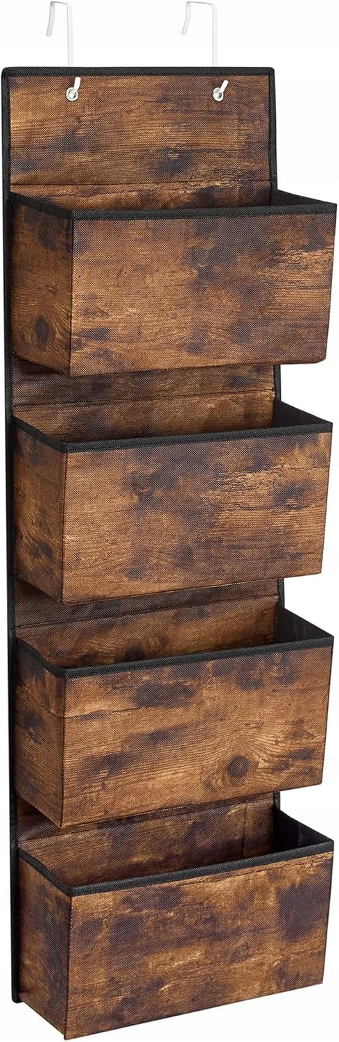  Hanging shelf with 4 partitions organizer on the door 12x33,5x100 cm