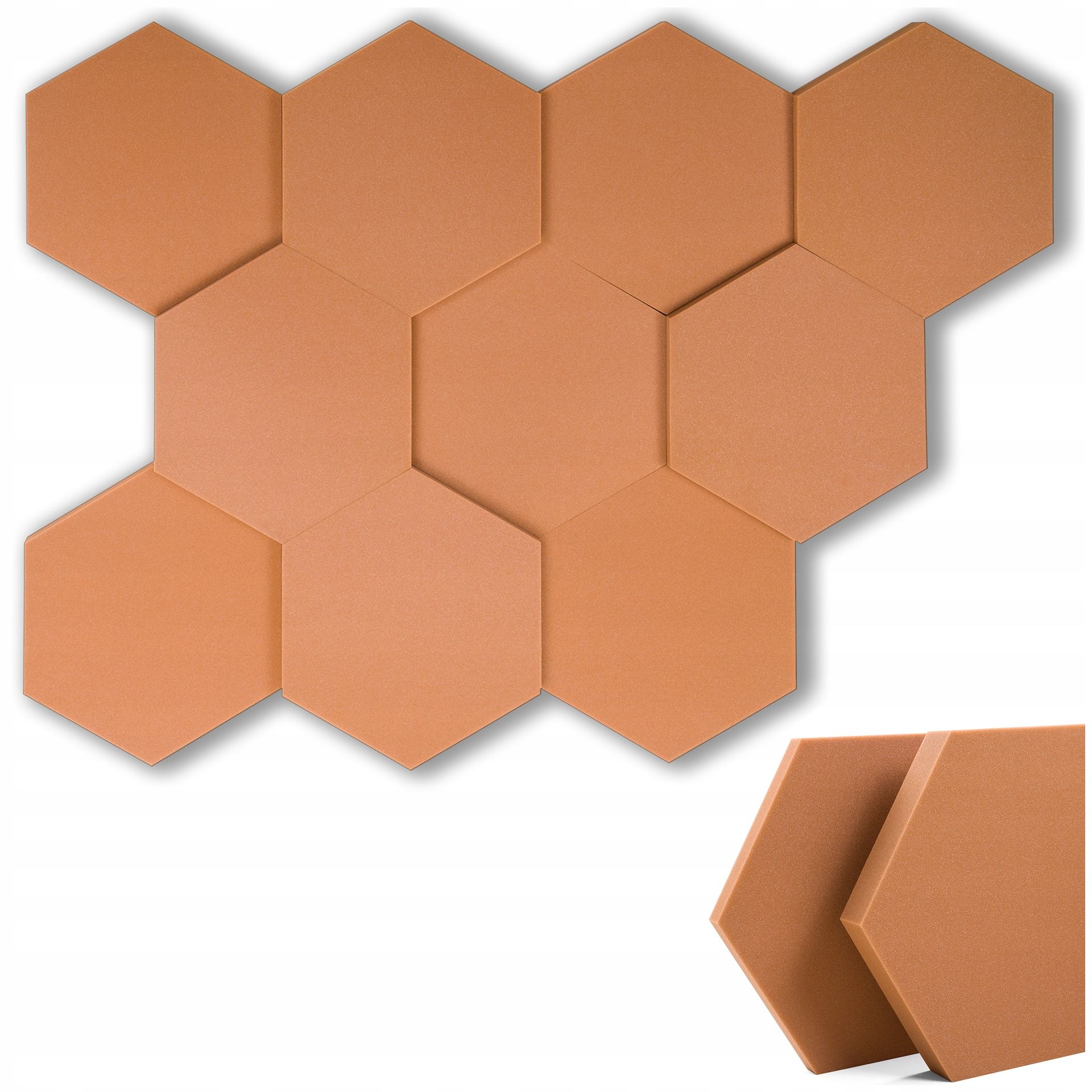  Akustinis porolonas garso izoliacijai pleištai 50x50x5cm prieškambario luboms